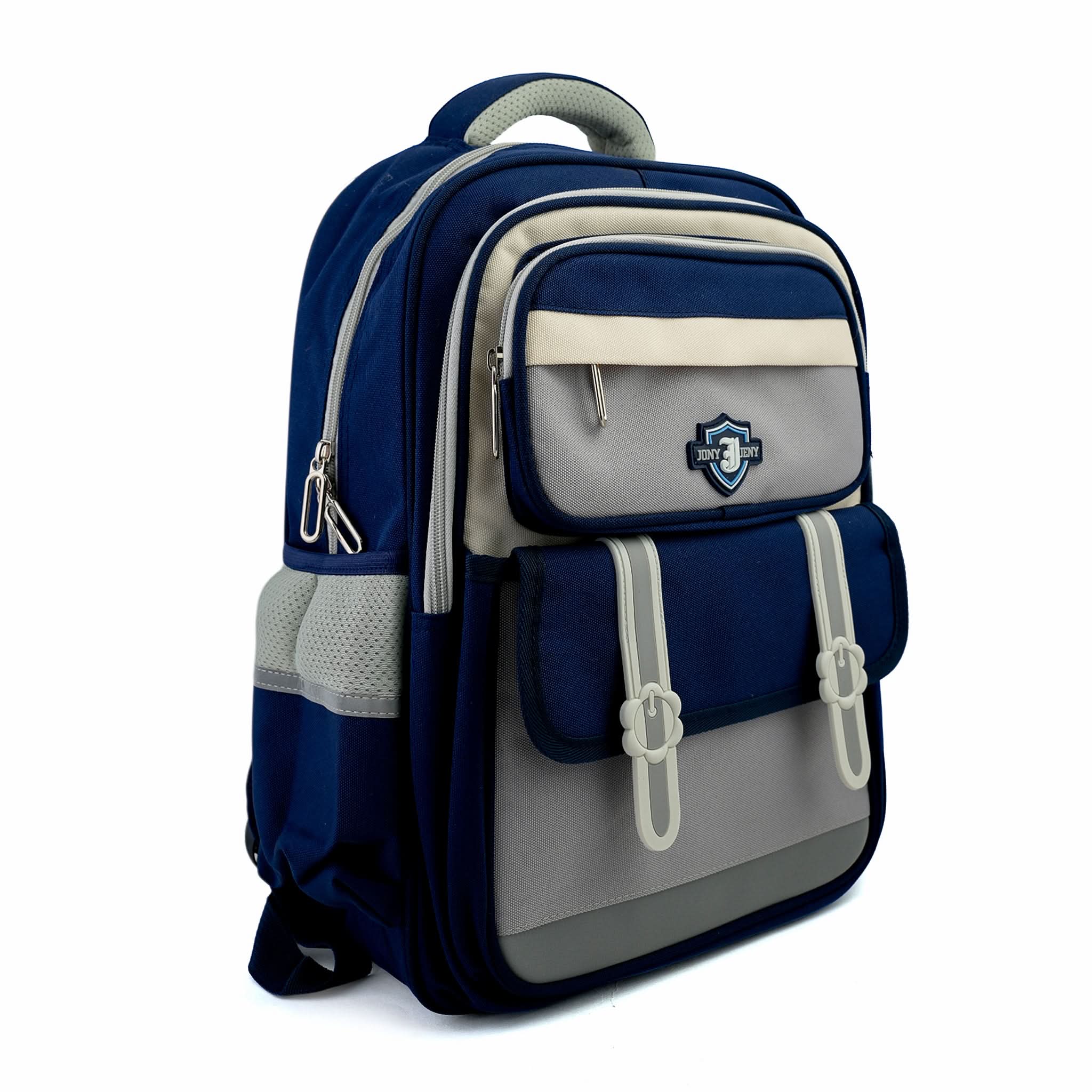 Kids School Backpack 16" - Grey, School Bags, Chase Value, Chase Value