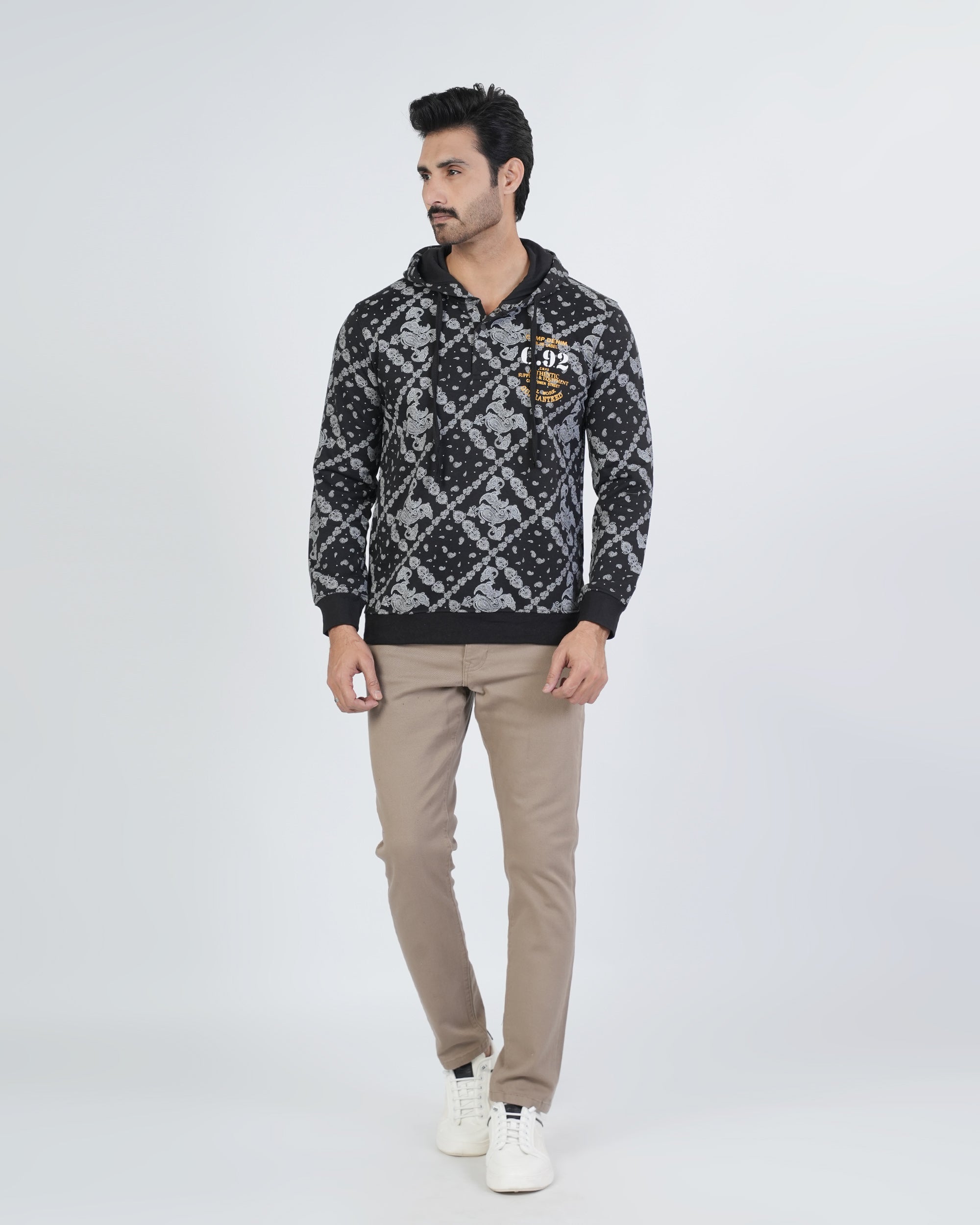 Men's Pull-Over Hooded