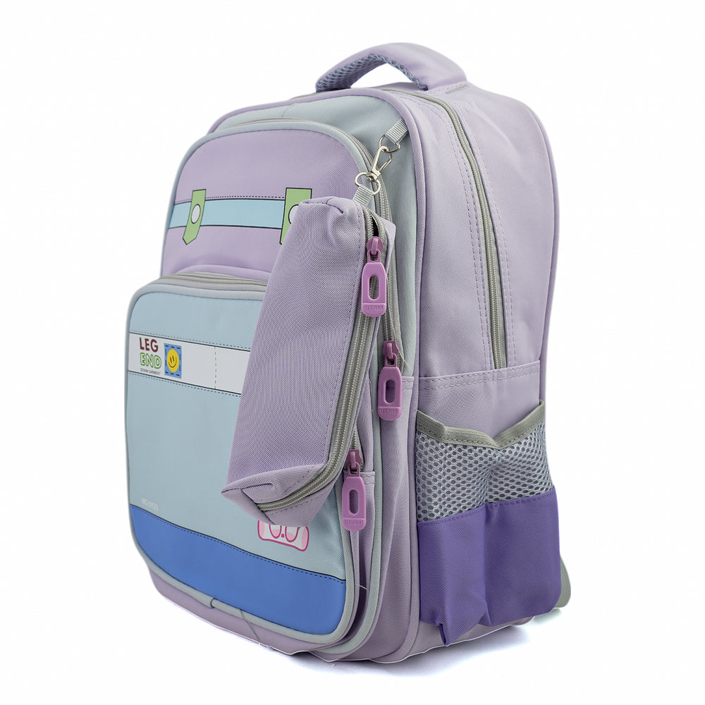 Kids School Backpack 16" - Purple, School Bags, Chase Value, Chase Value