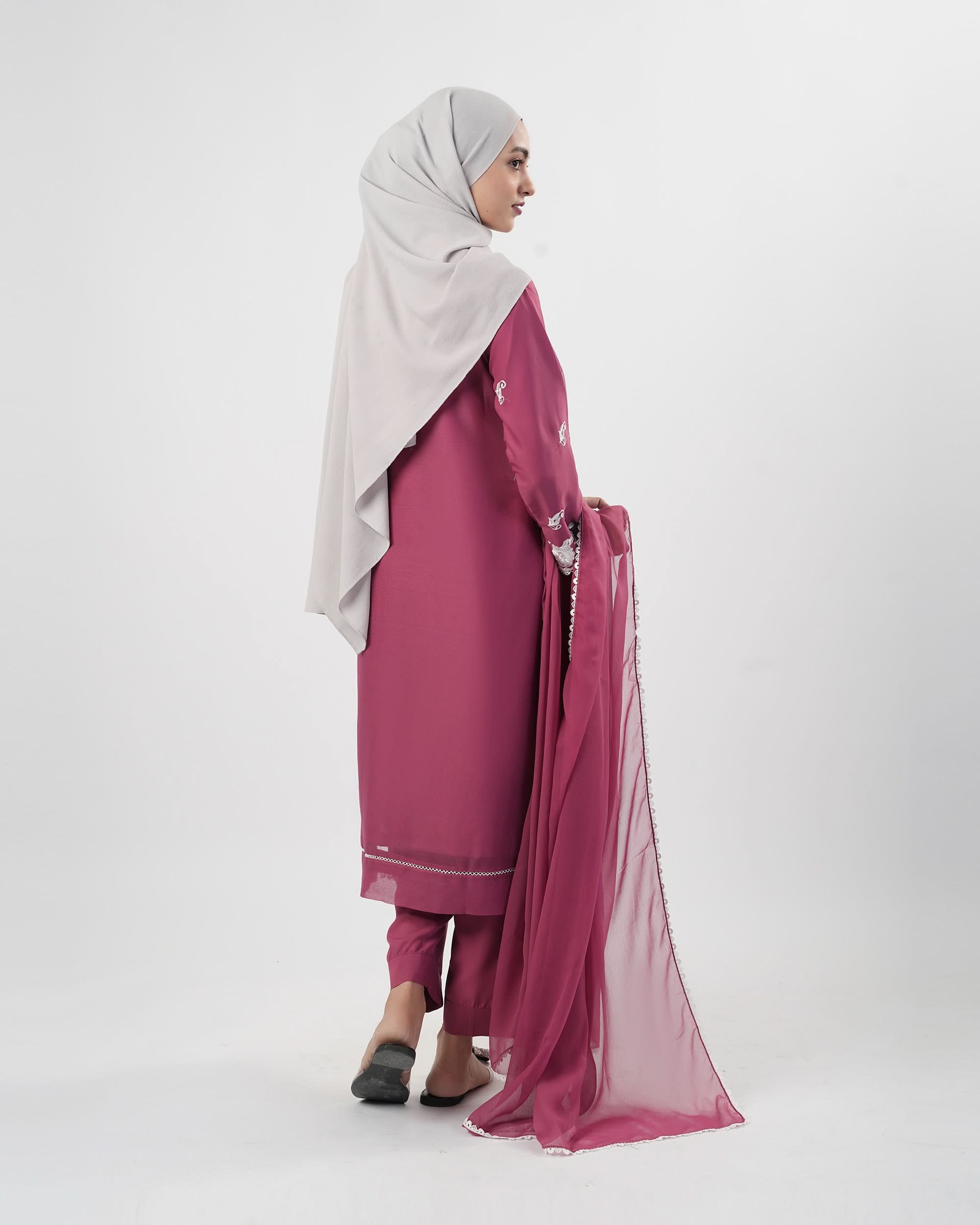 Valuables Women’s Embroidered Chiffon 3Pcs Suit, Women Shalwar Suits, Valuables, Chase Value