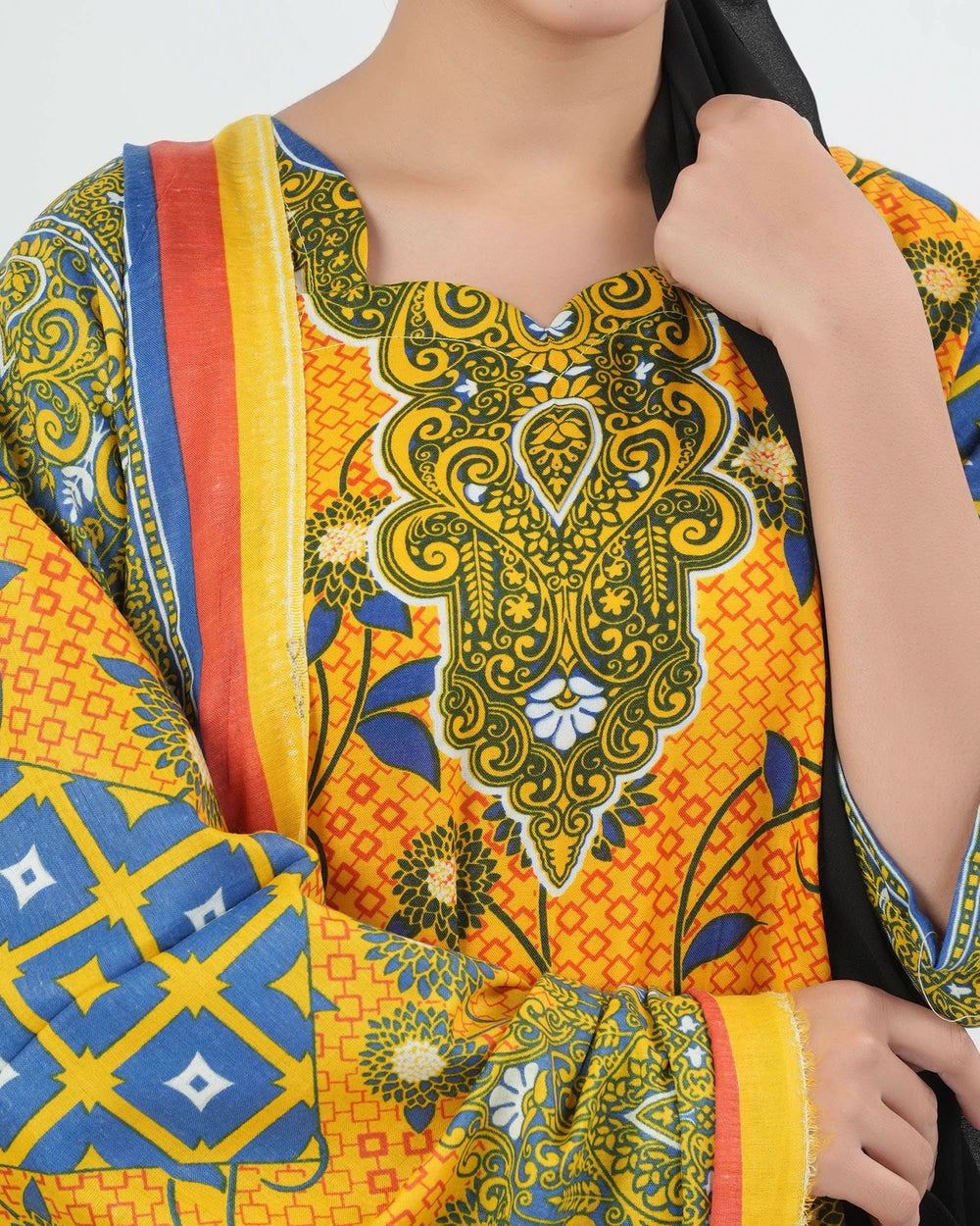 Shahzaib Gull Gee Printed 3-Pcs Suit, Women, 3Pcs Shalwar Suit, Chase Value, Chase Value