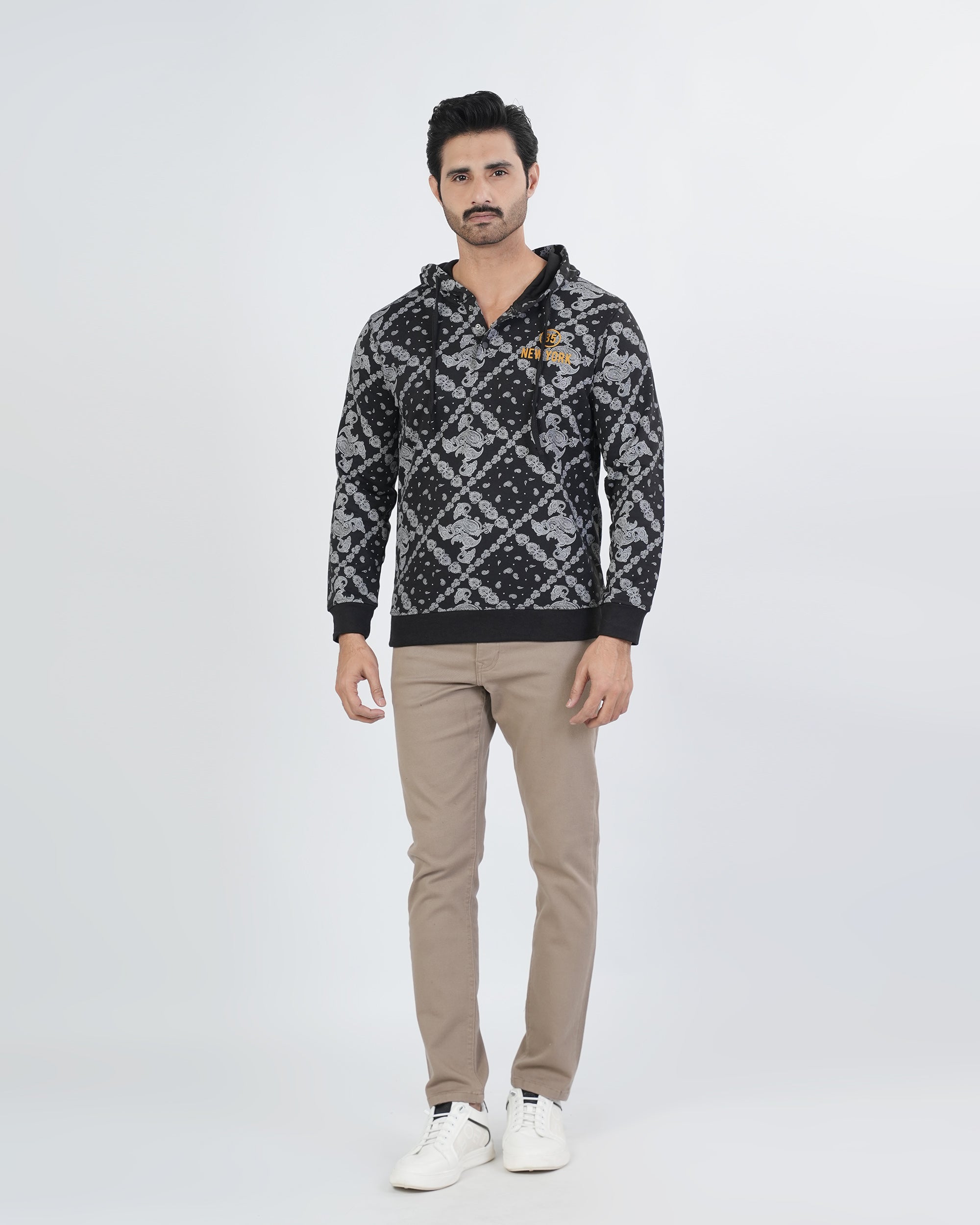 Men's Pull-Over Hooded