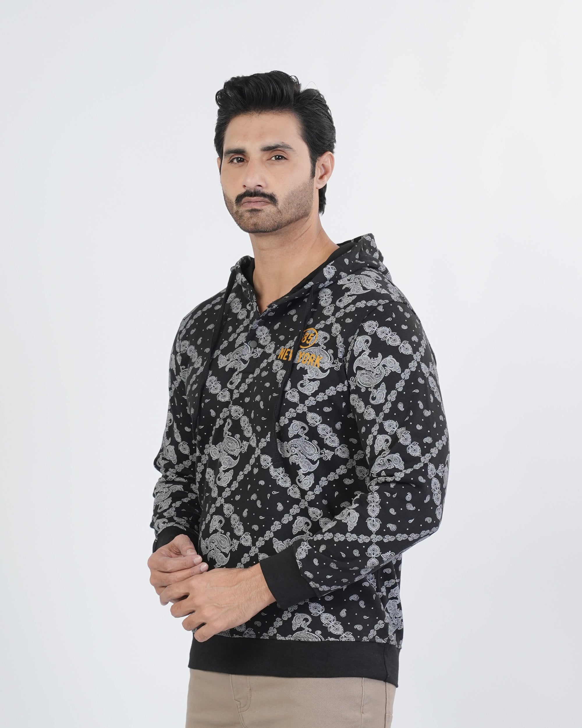 Men's Pull-Over Hooded