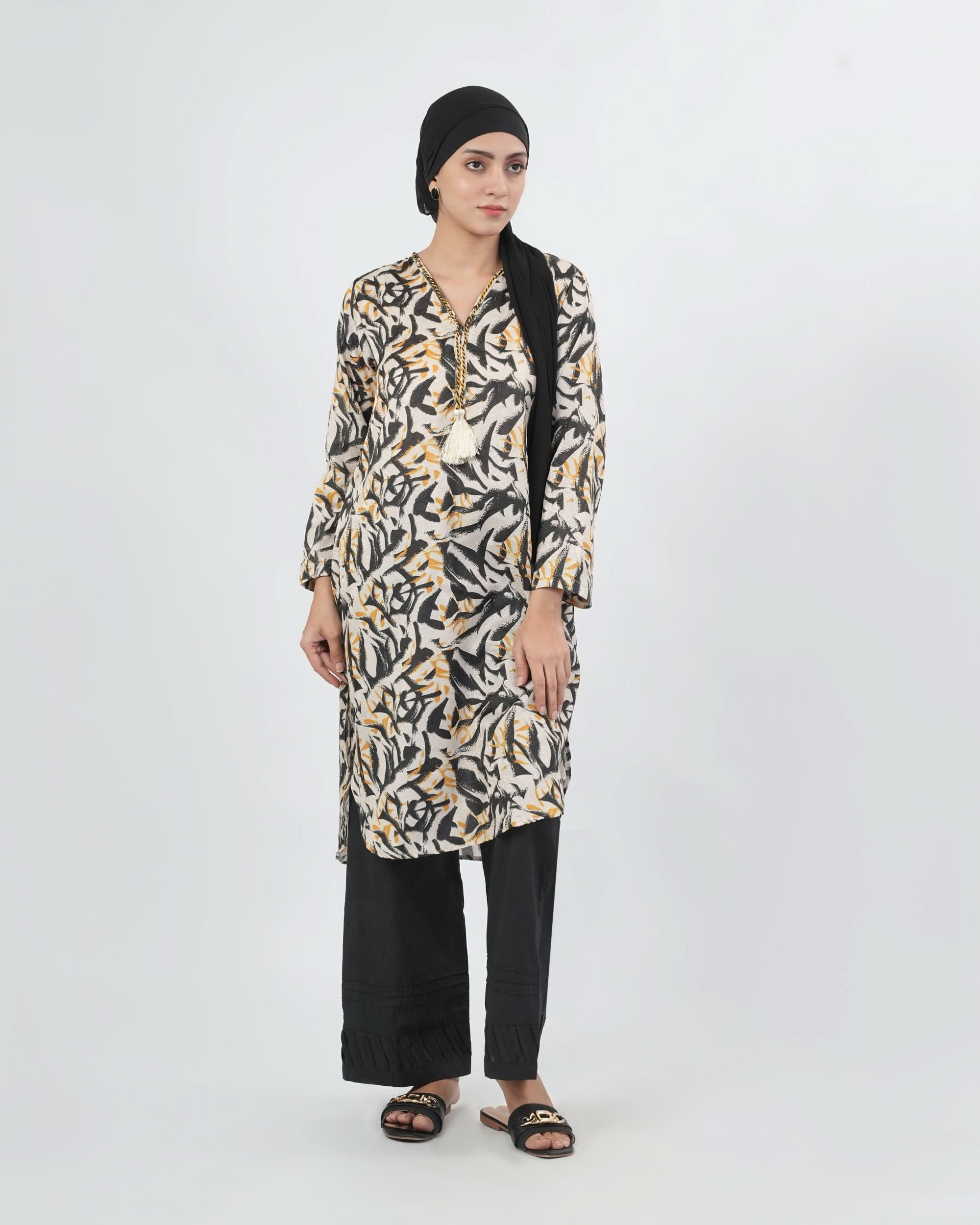 Valuables Women Printed Jacquard Kurti, Women Ready Kurtis, Chase Value, Chase Value