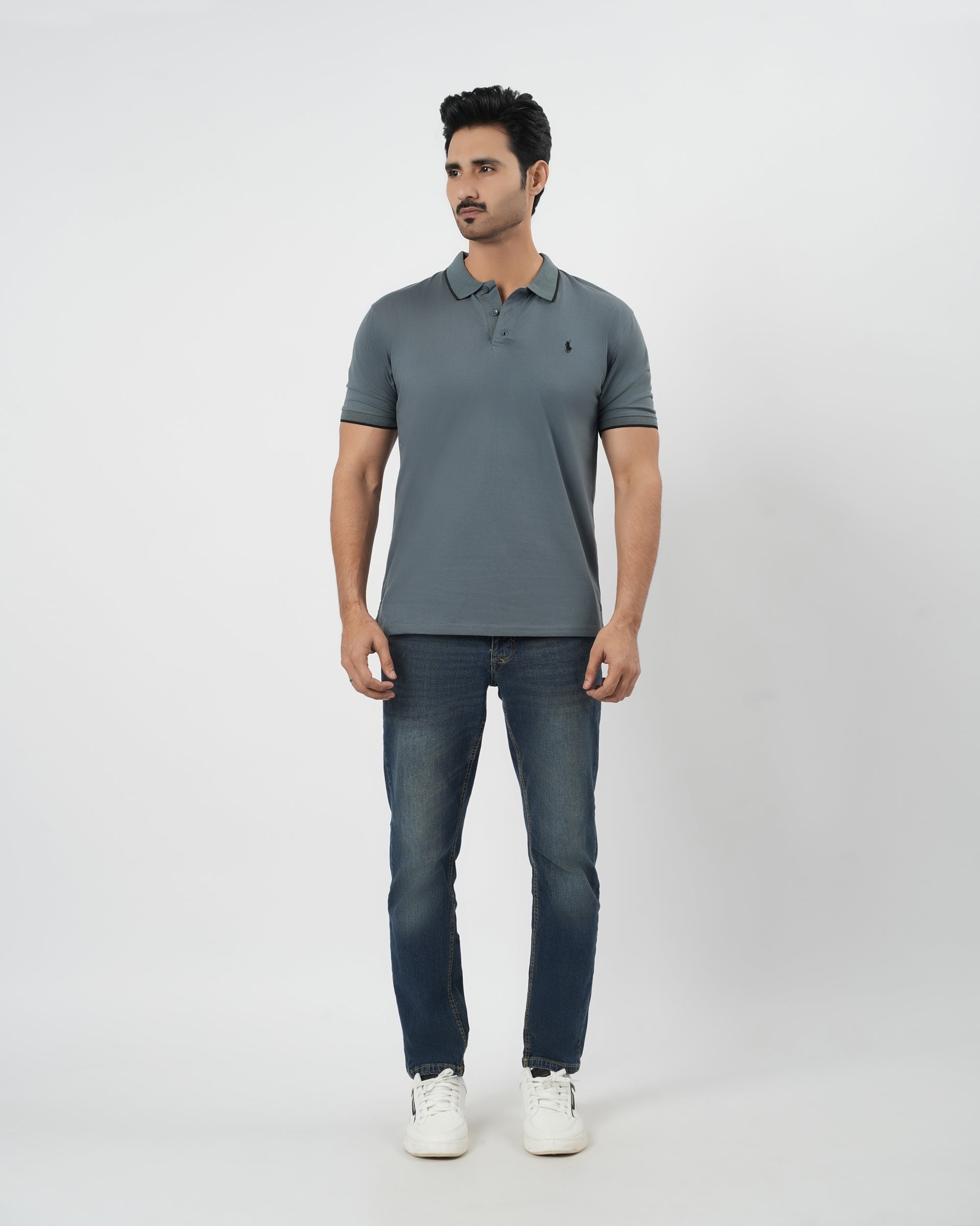 Men's Half Sleeves Polo Jersey T-Shirt