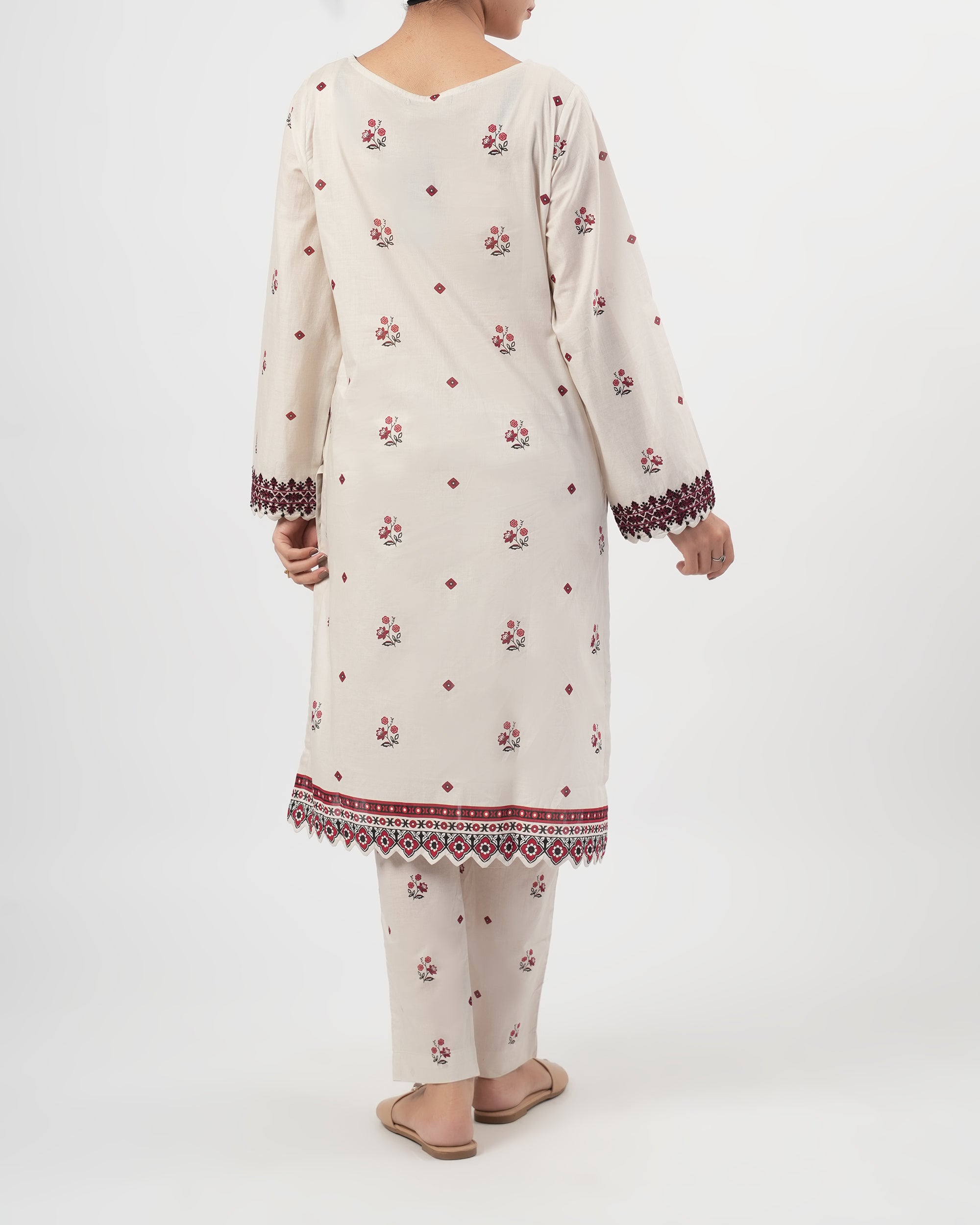 Eminent Women's Essentials Printed 2Pc Suit