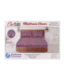 King Quilted Printed Waterproof Mattress Protector 72X78