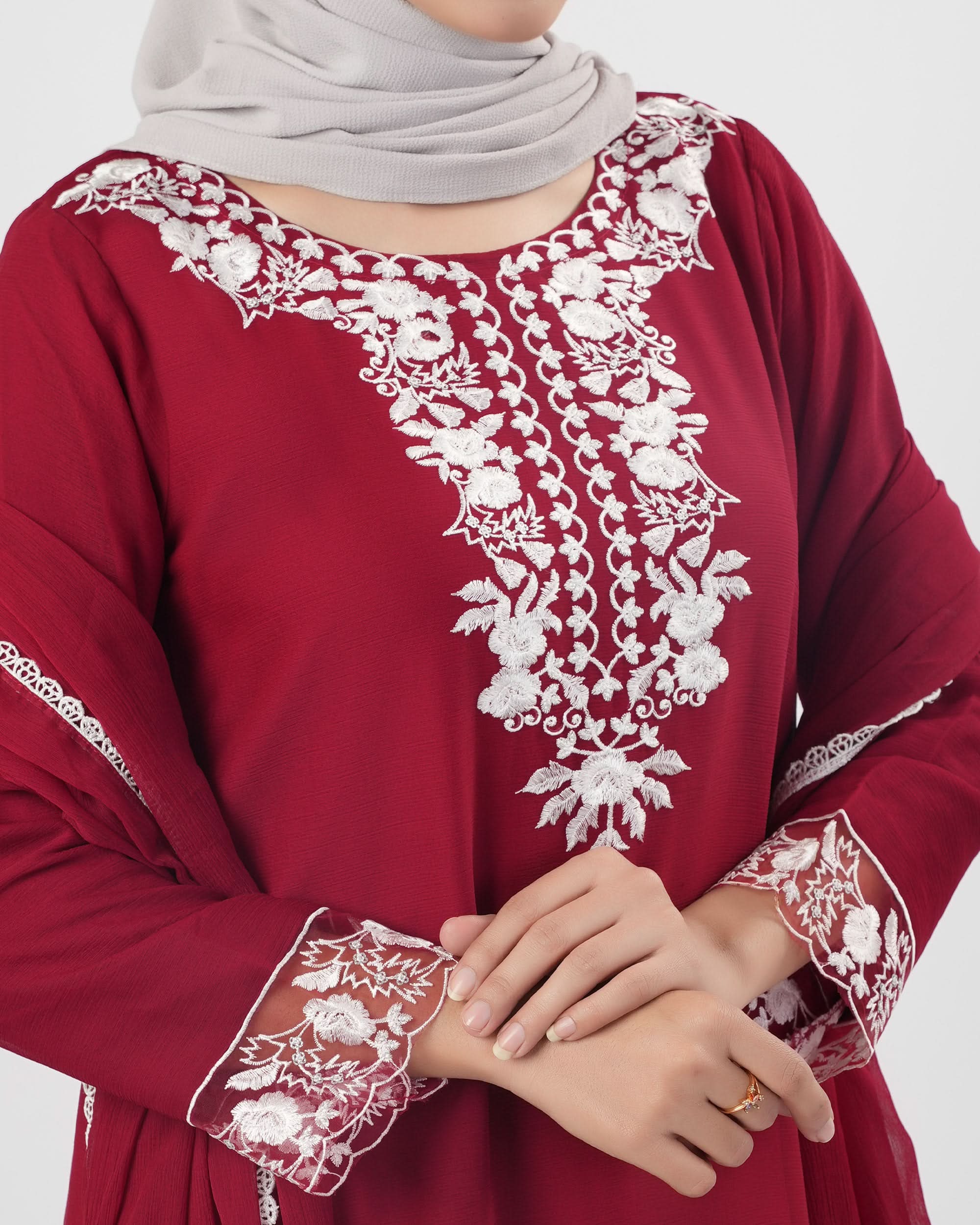Valuables Women’s Embroidered Chiffon 3Pcs Suit, Women Shalwar Suits, Valuables, Chase Value
