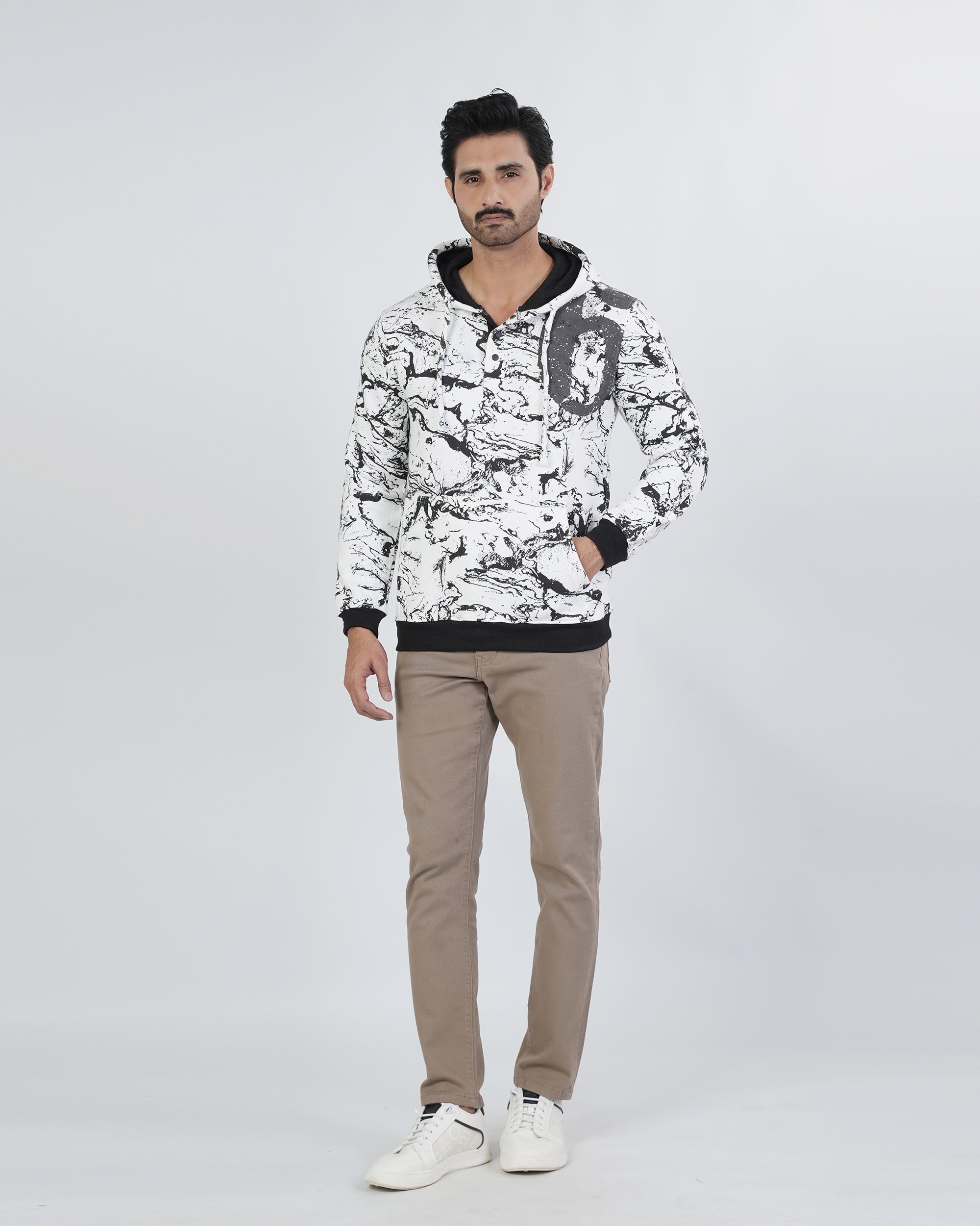 Men's Pull-Over Hooded