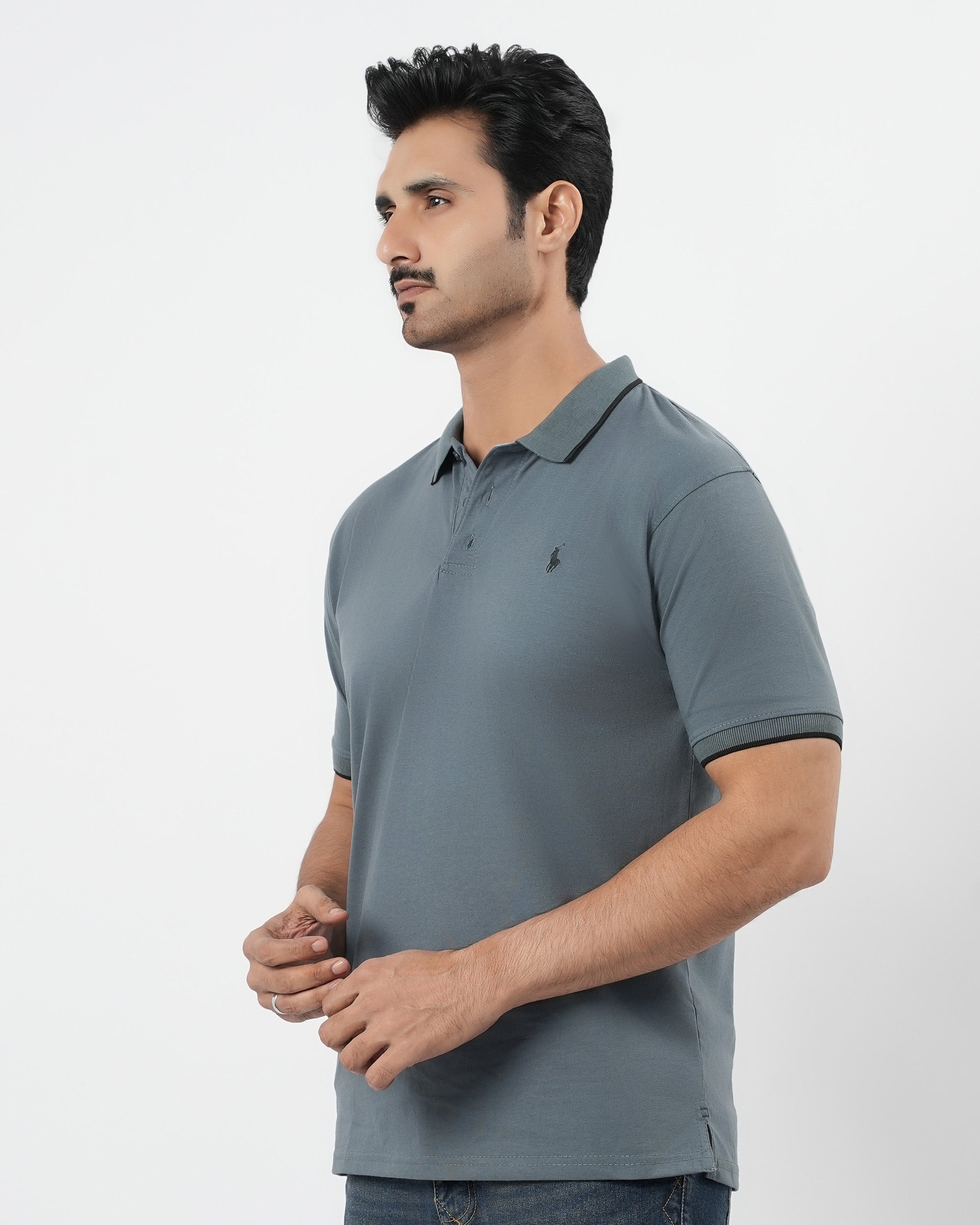 Men's Half Sleeves Polo Jersey T-Shirt