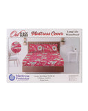 King Quilted Printed Waterproof Mattress Protector 72X78