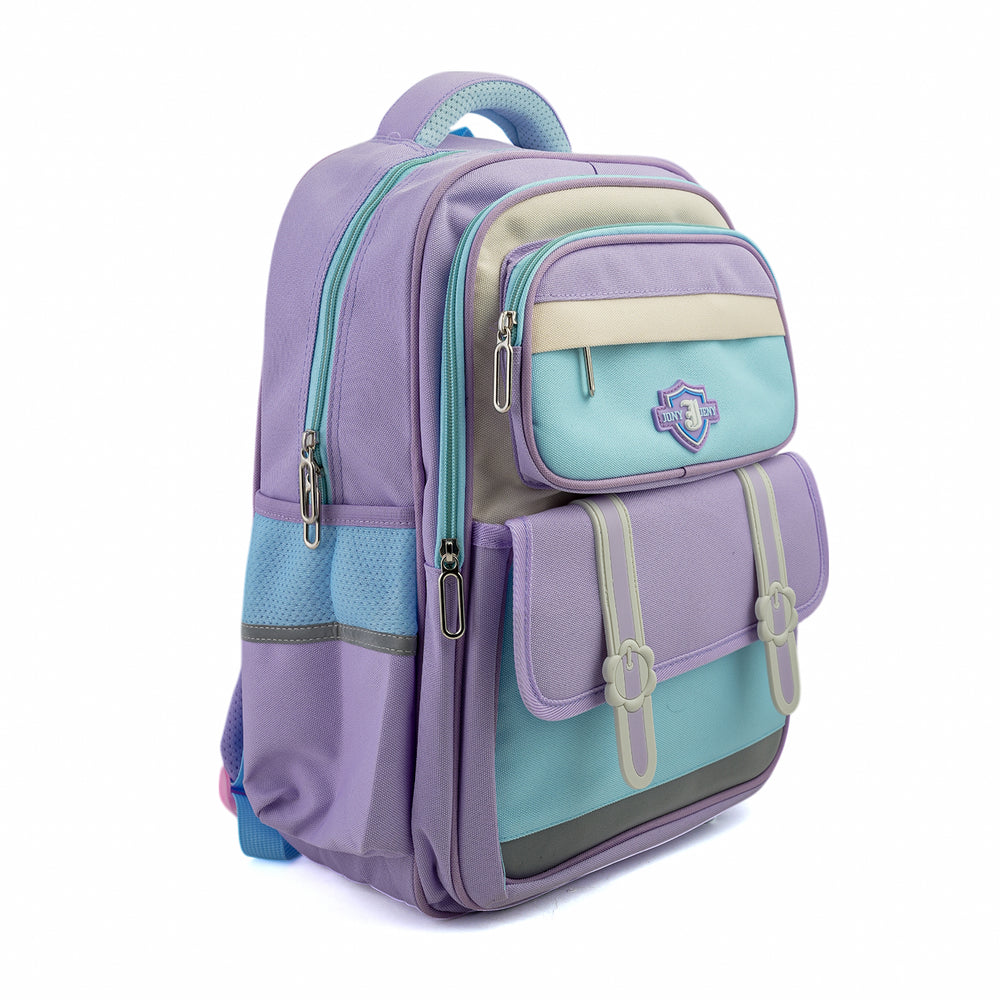 Kids School Backpack 16" - Purple, School Bags, Chase Value, Chase Value