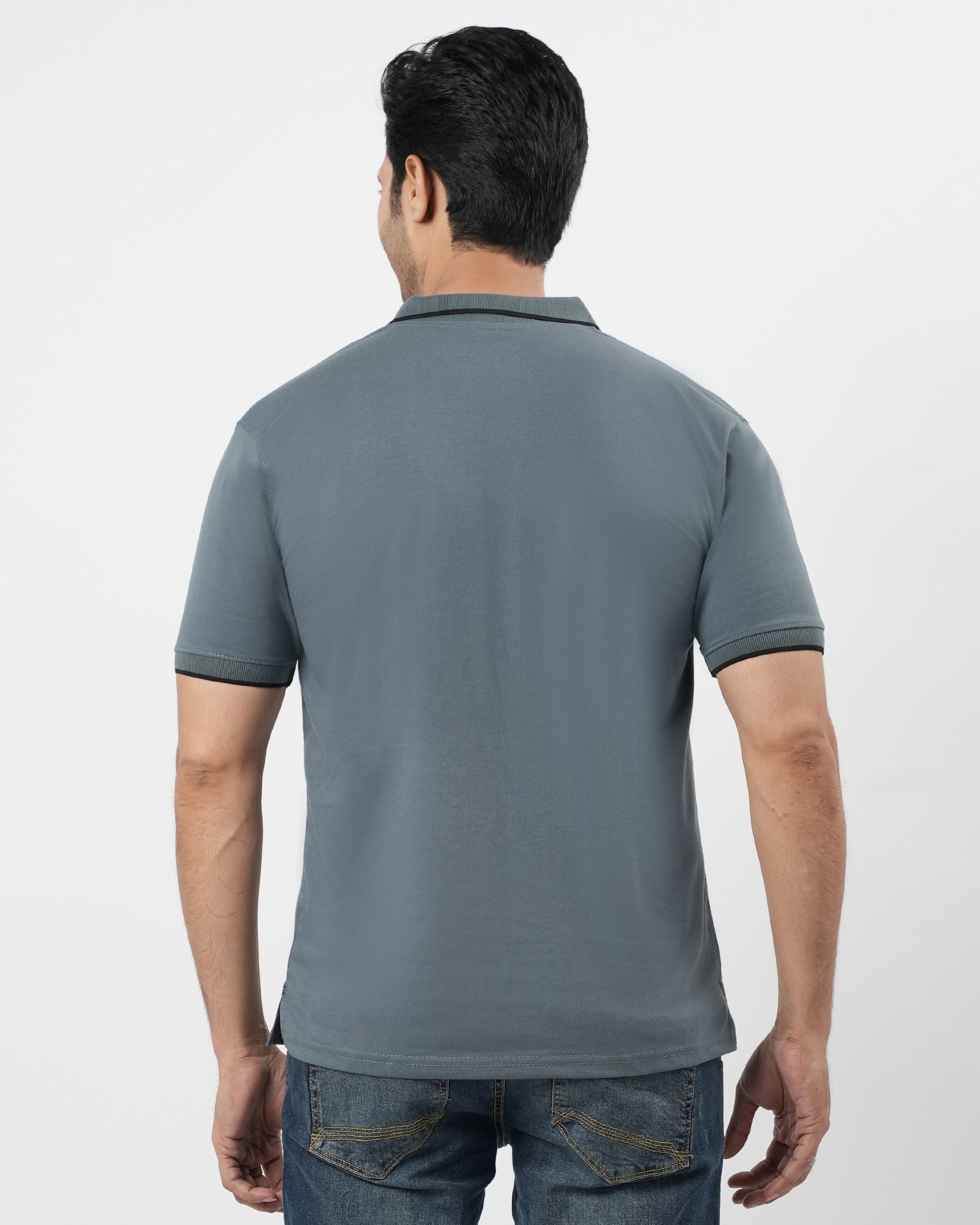 Men's Half Sleeves Polo Jersey T-Shirt