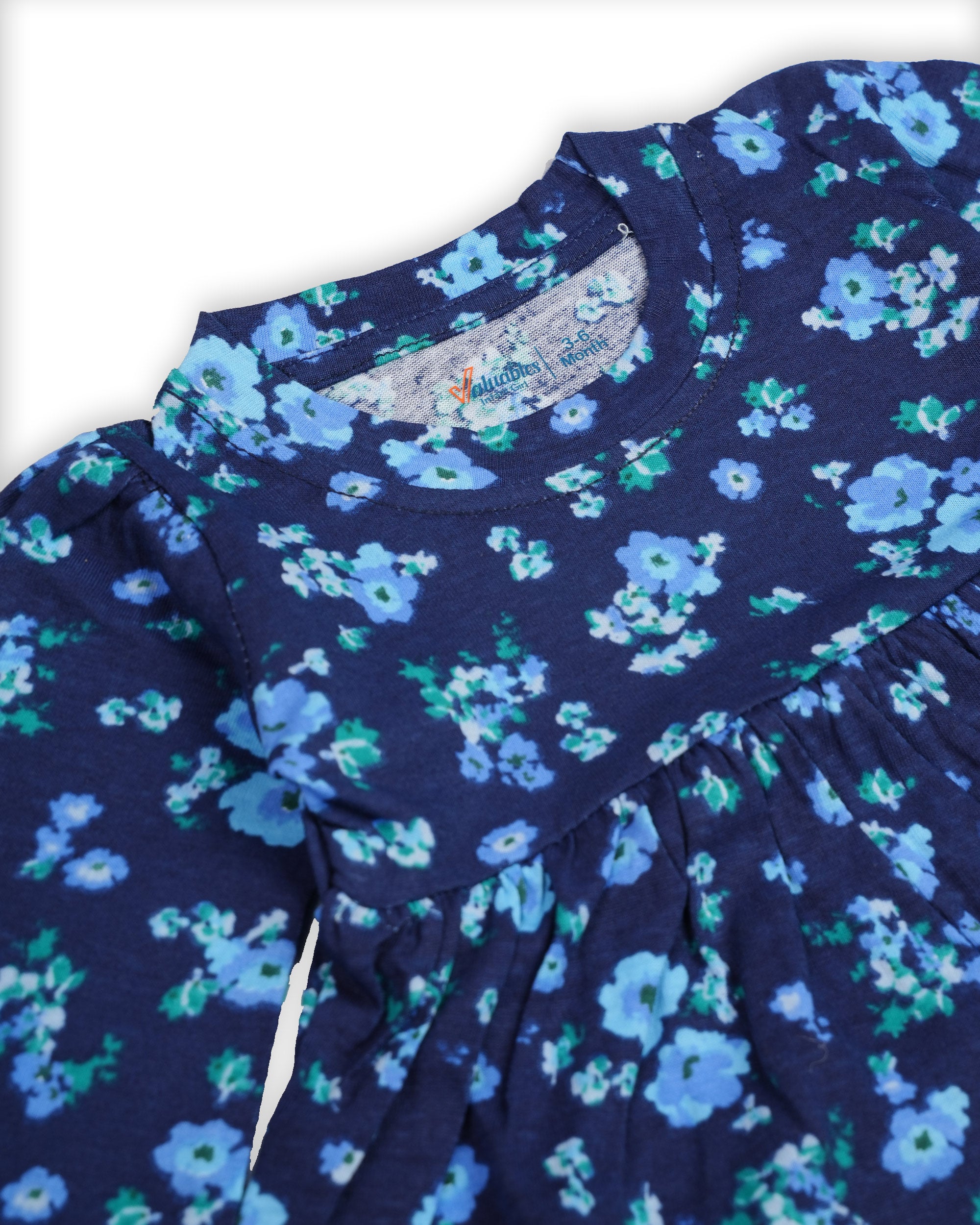 Valuables Newborn Girls Printed Frock