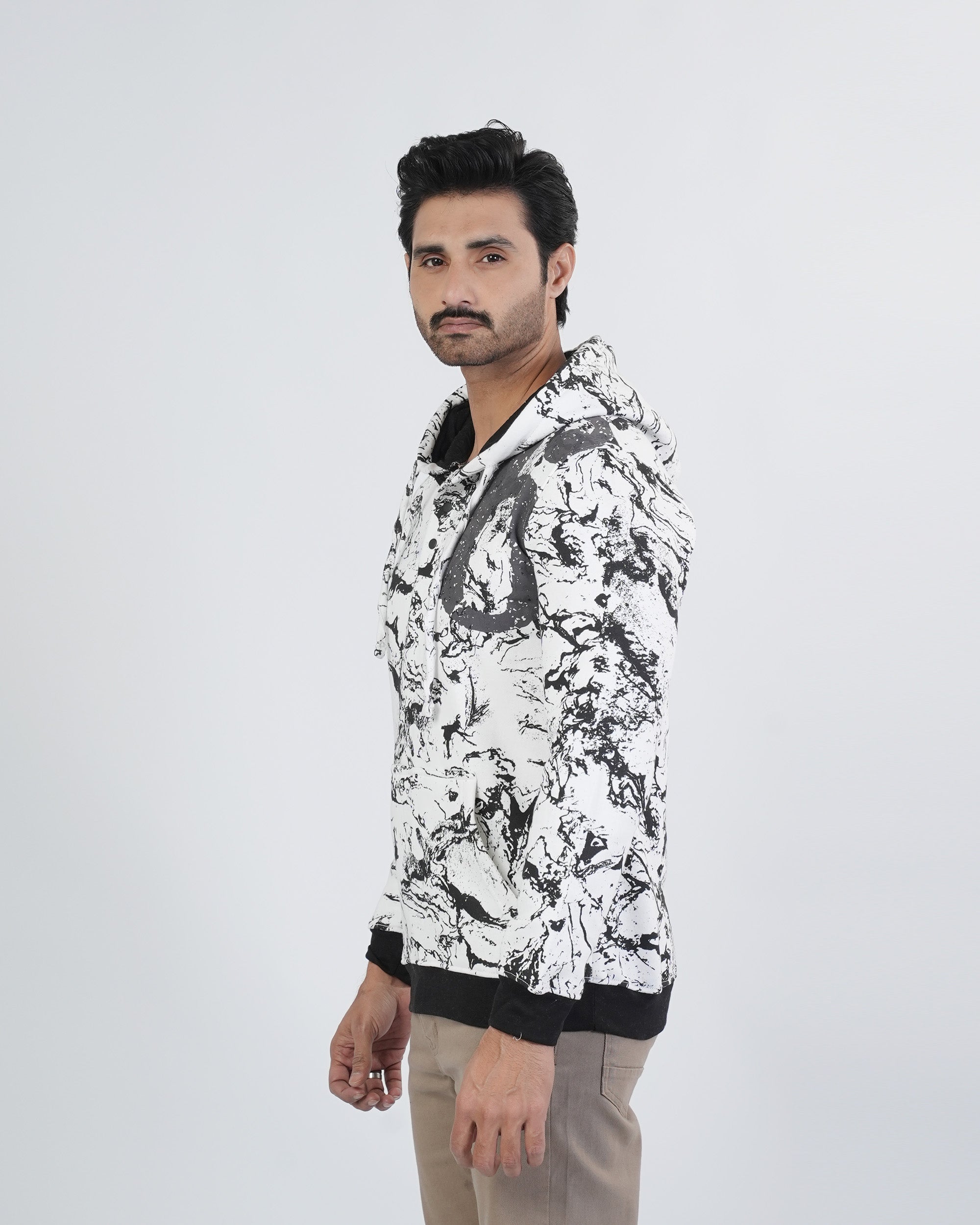 Men's Pull-Over Hooded