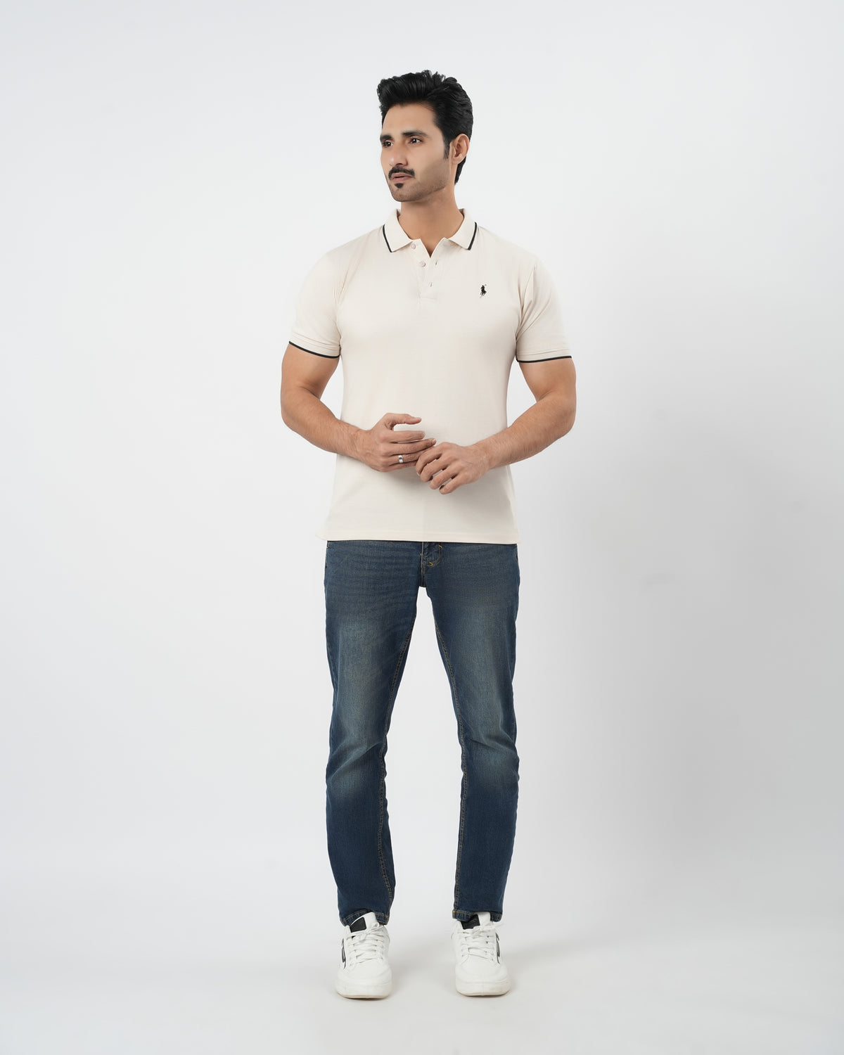 Men's Half Sleeves Polo Jersey T-Shirt