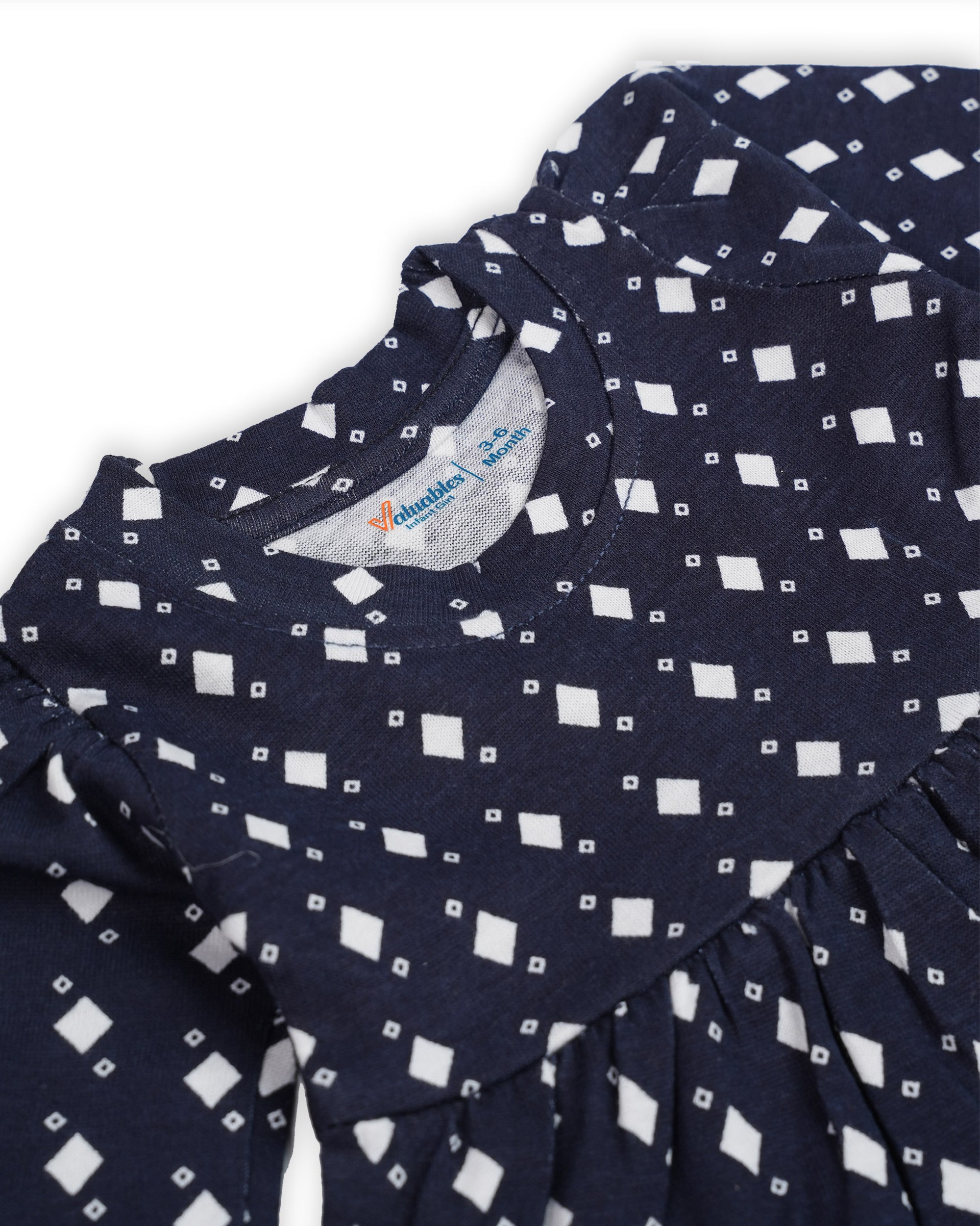 Valuables Newborn Girls Printed Frock
