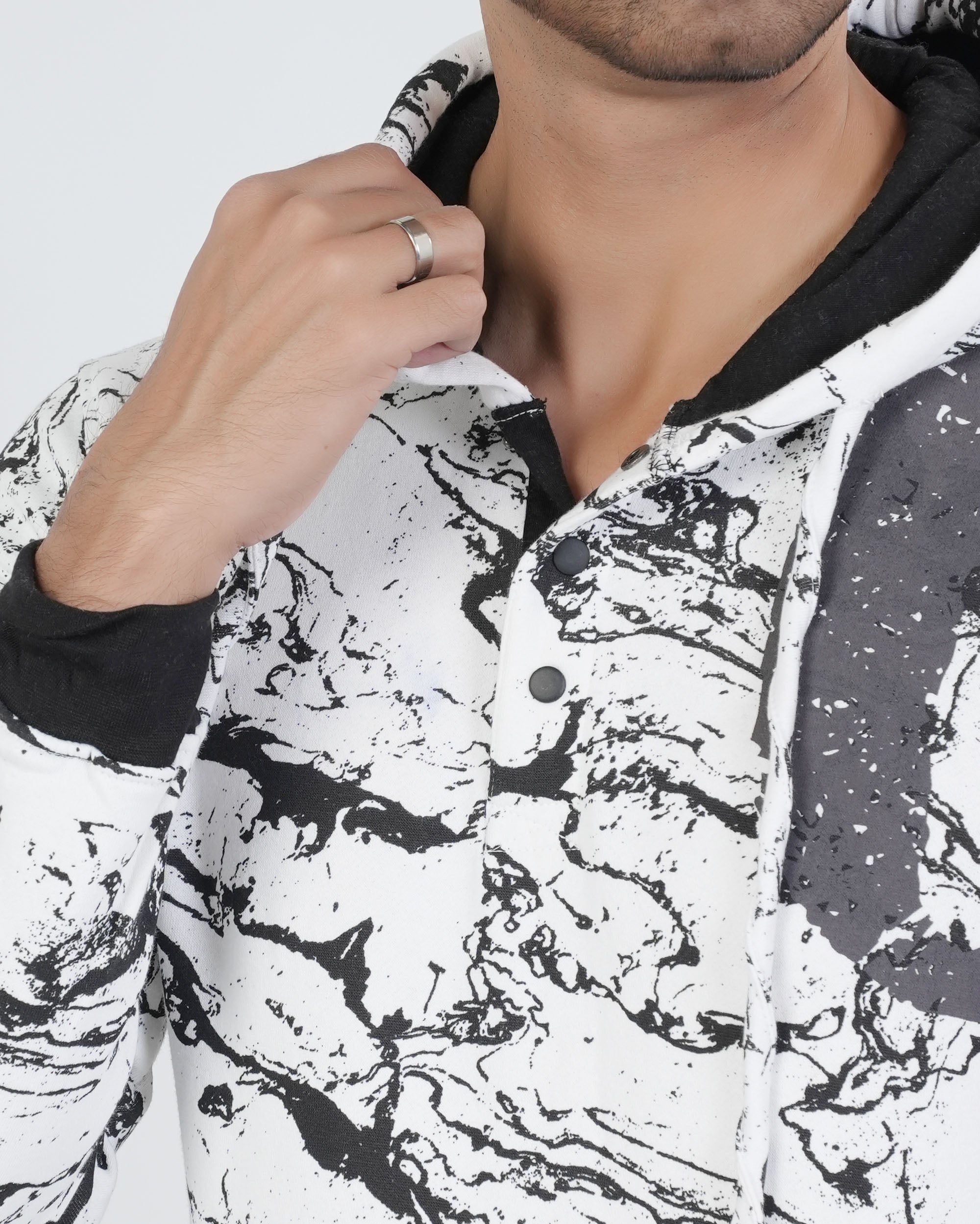 Men's Pull-Over Hooded