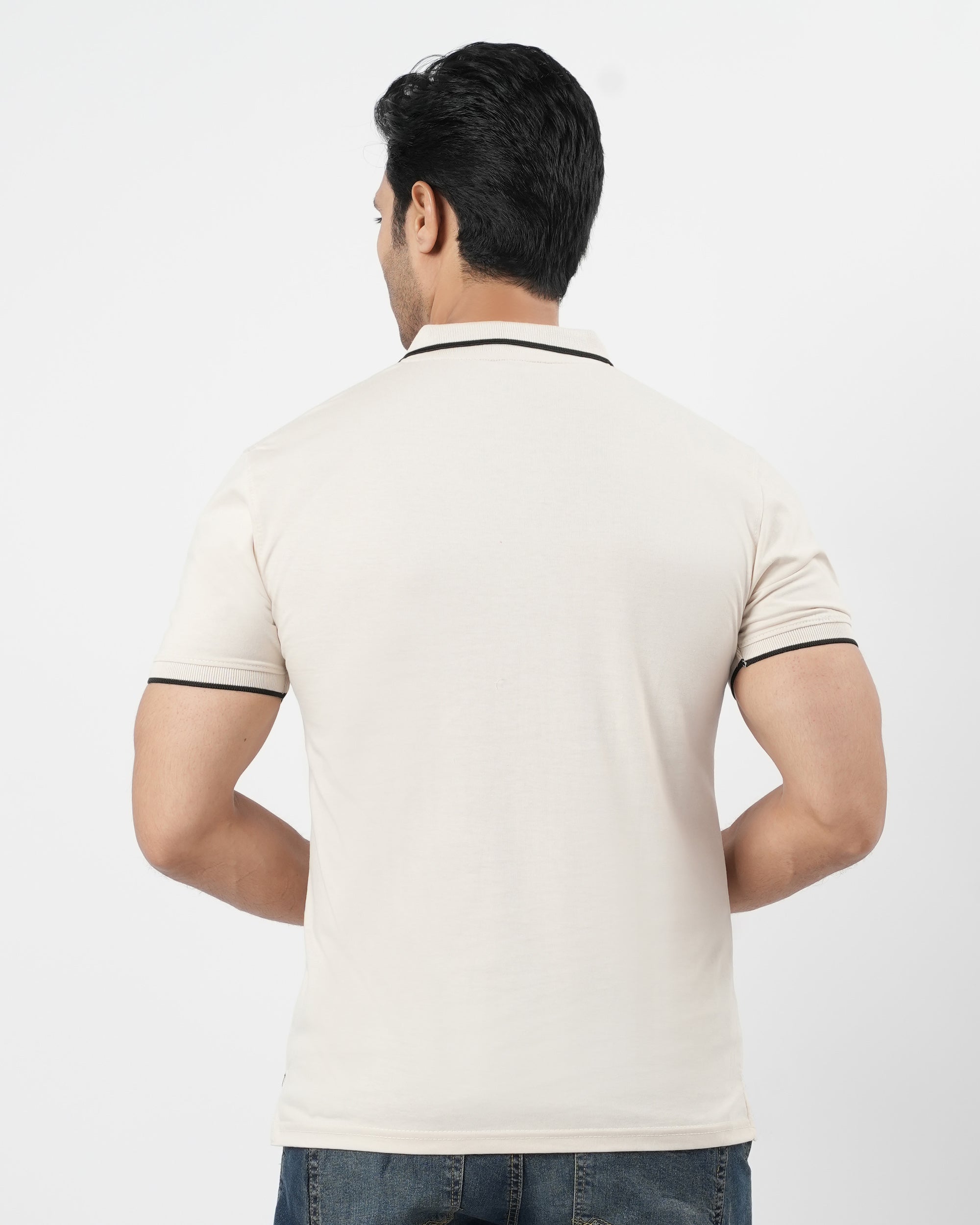 Men's Half Sleeves Polo Jersey T-Shirt