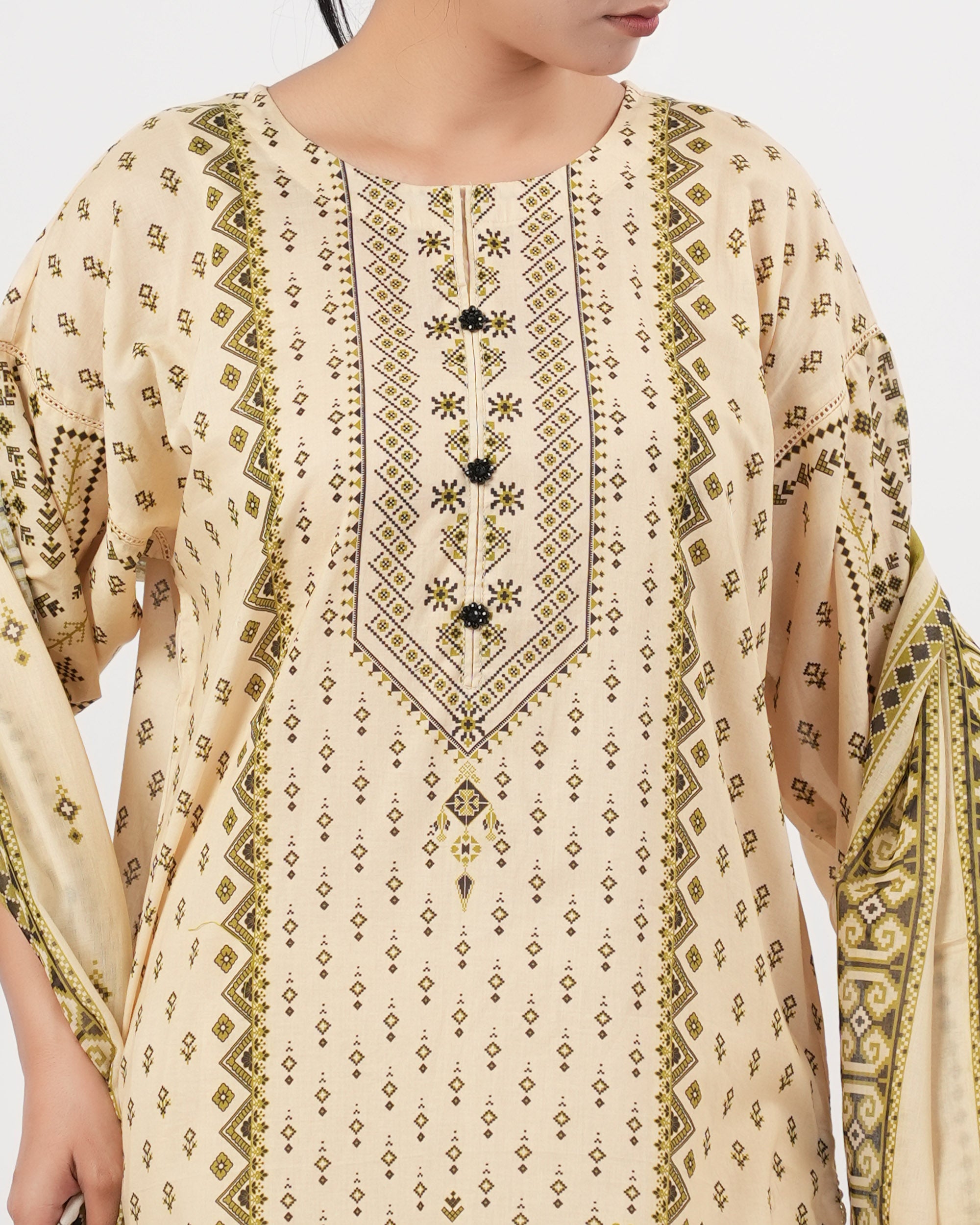 Eminent Women's Essentials Printed 3Pc Suit