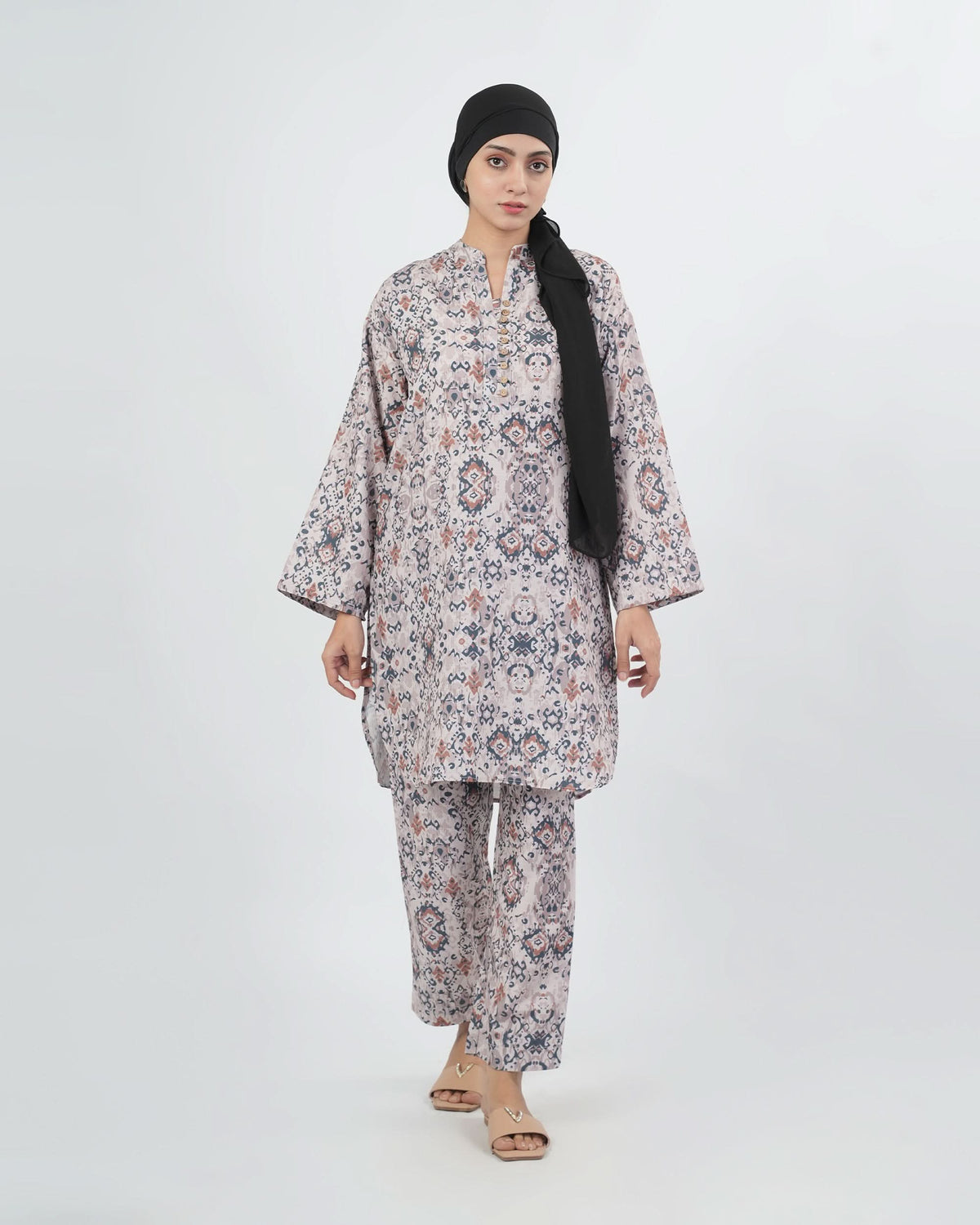 Valuables Women Slub Printed 2Pcs Suit, Women Shalwar Suits, Chase Value, Chase Value