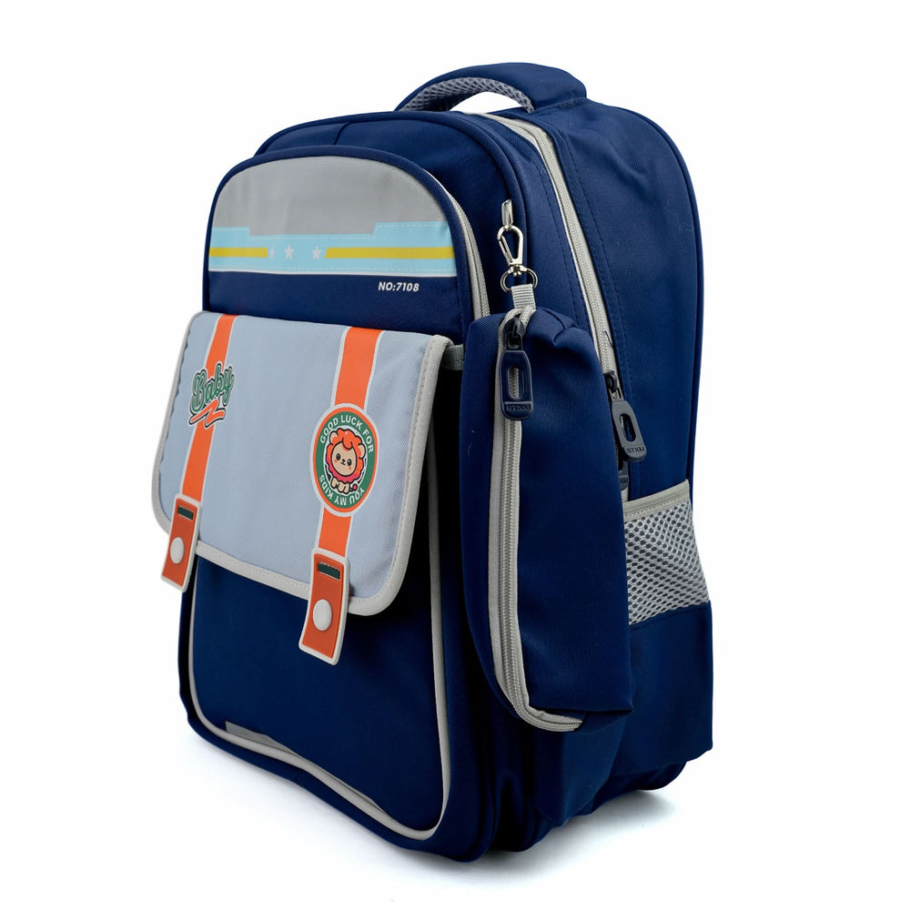 Kids School Backpack 16" - Blue, School Bags, Chase Value, Chase Value