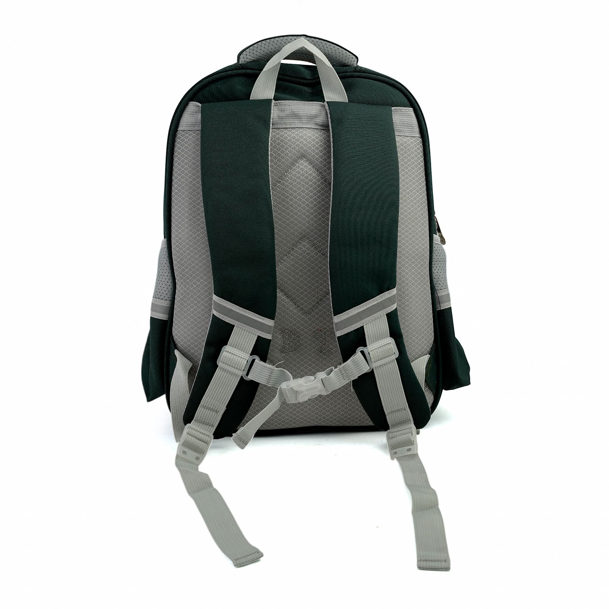 Kids School Backpack 16" - Green, School Bags, Chase Value, Chase Value