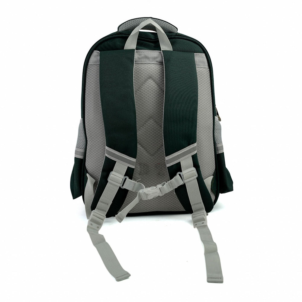 Kids School Backpack 16" - Green, School Bags, Chase Value, Chase Value