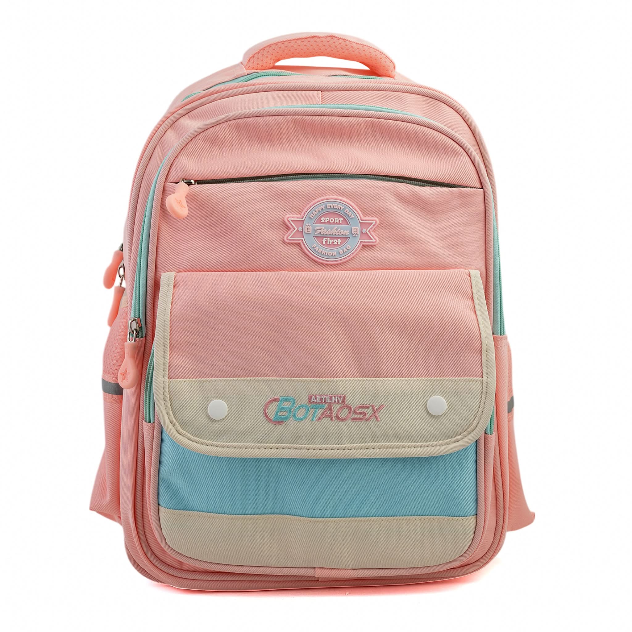 Kids School Backpack 16" - Peach, School Bags, Chase Value, Chase Value