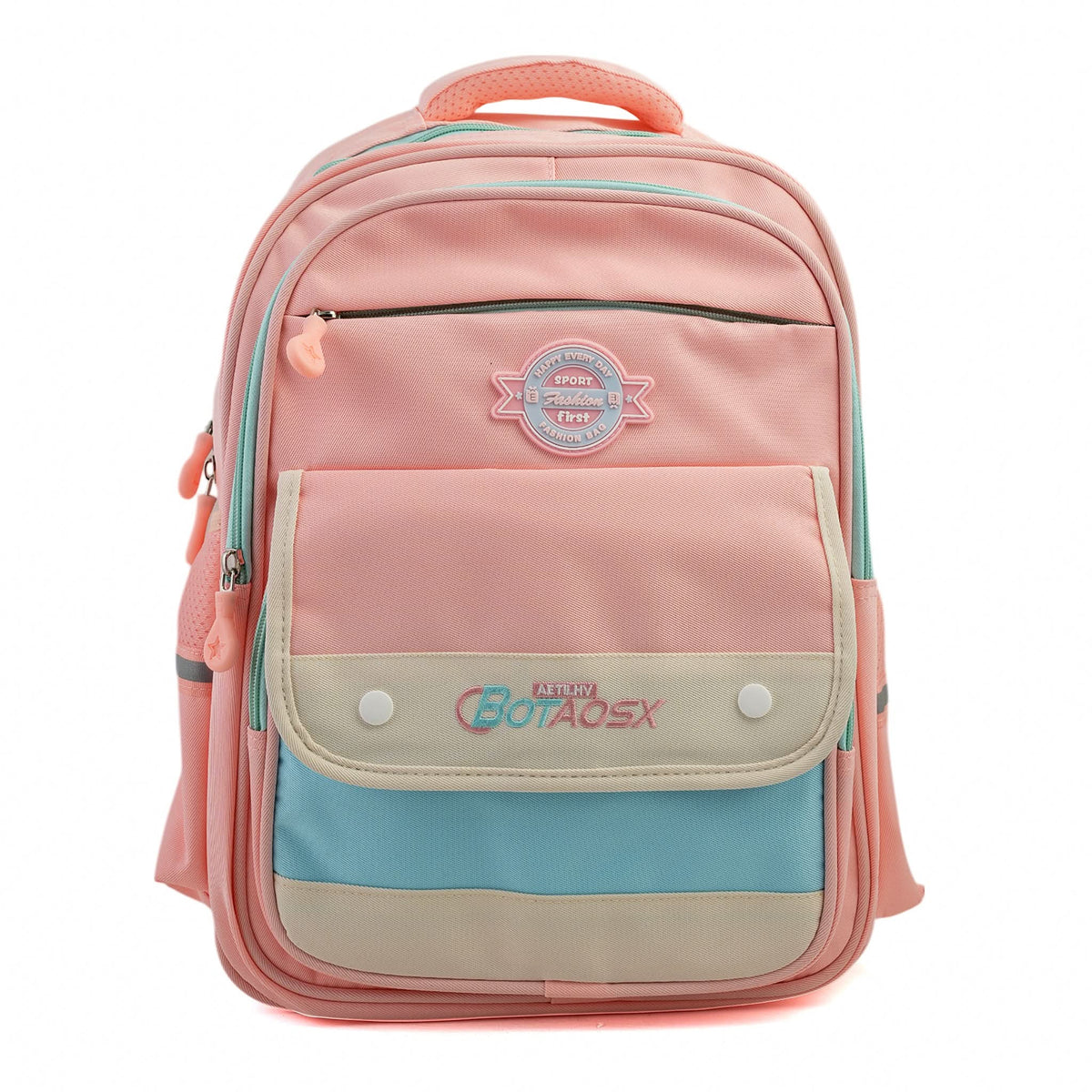 Kids School Backpack 16" - Peach, School Bags, Chase Value, Chase Value