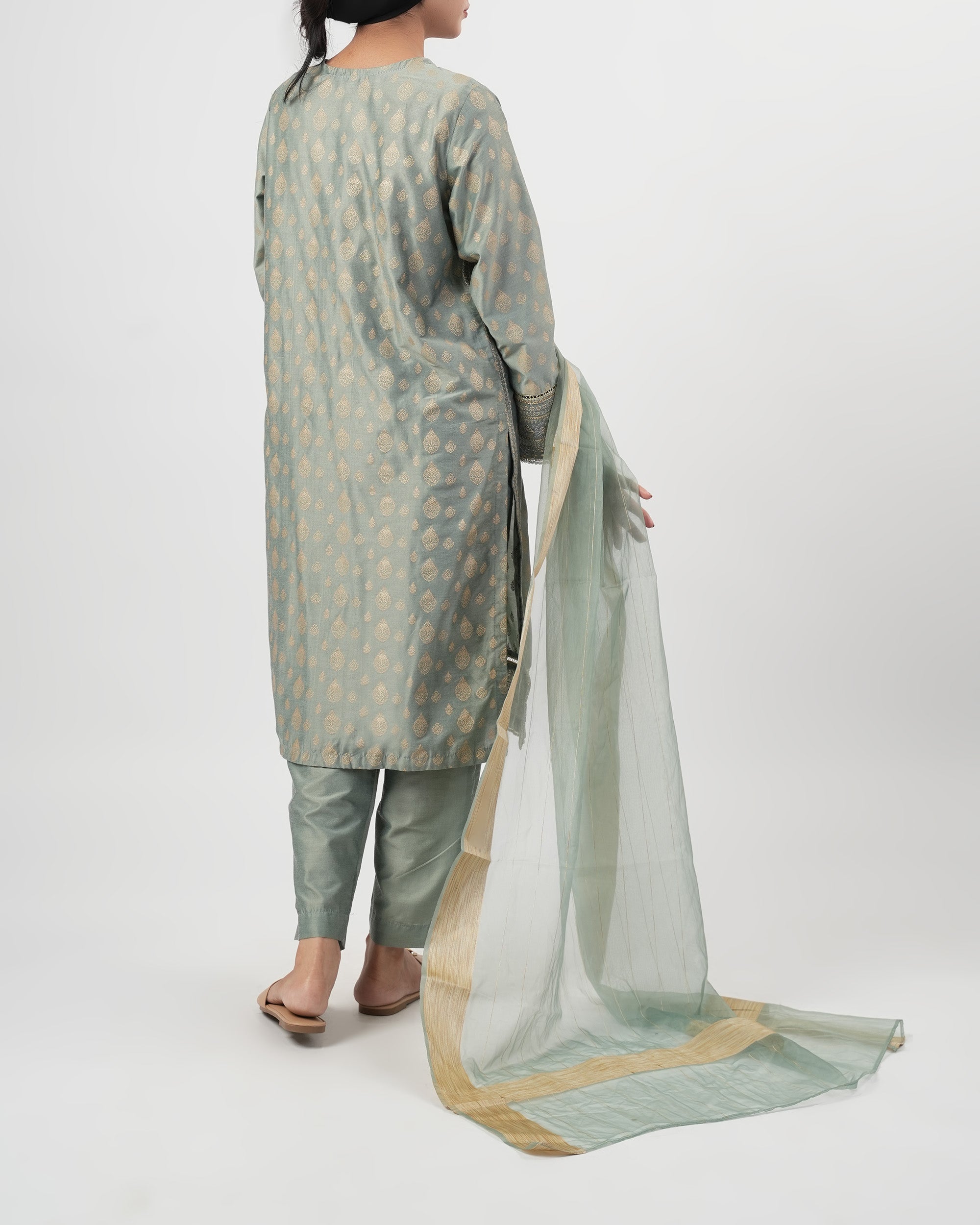 Eminent Women's Signature Embroidered 3Pc Suit