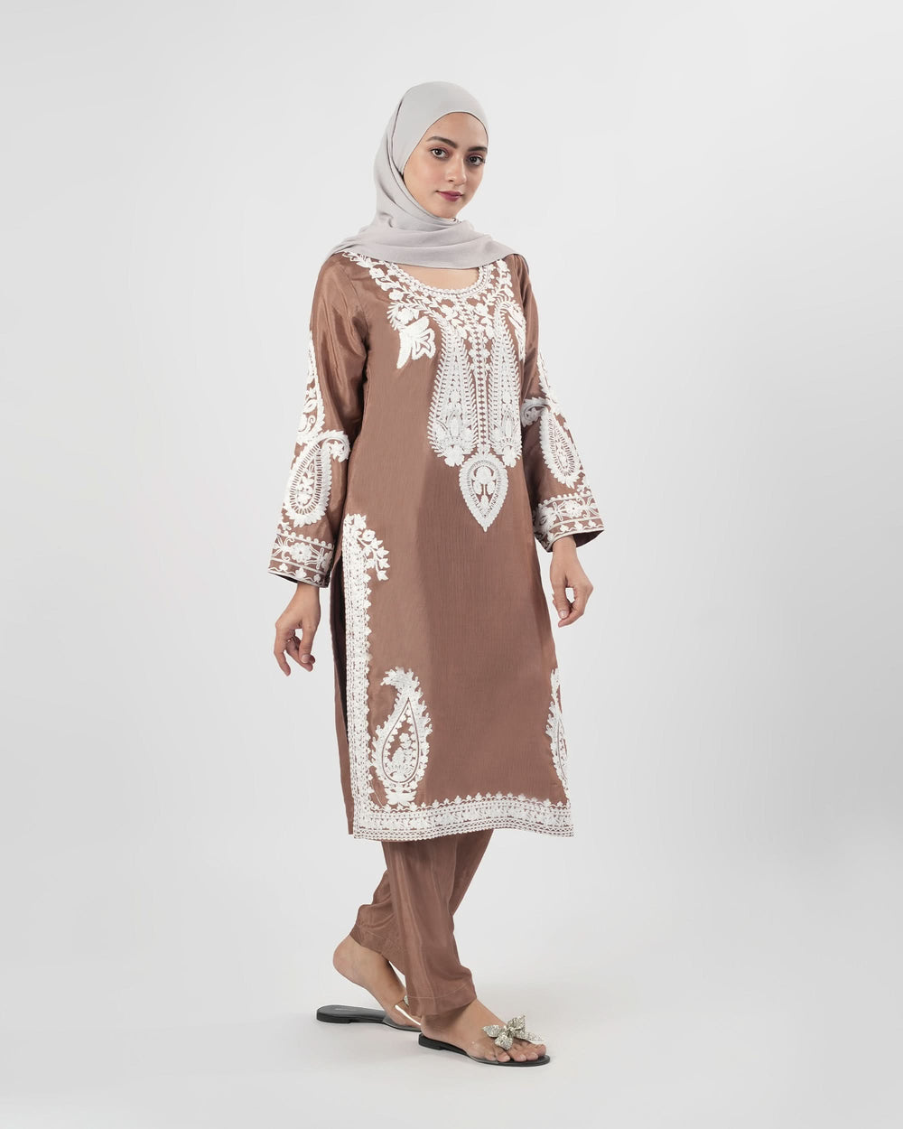 Valuables Women’s Embroidered Raw Silk 2Pcs Suit, Women Shalwar Suits, Valuables, Chase Value