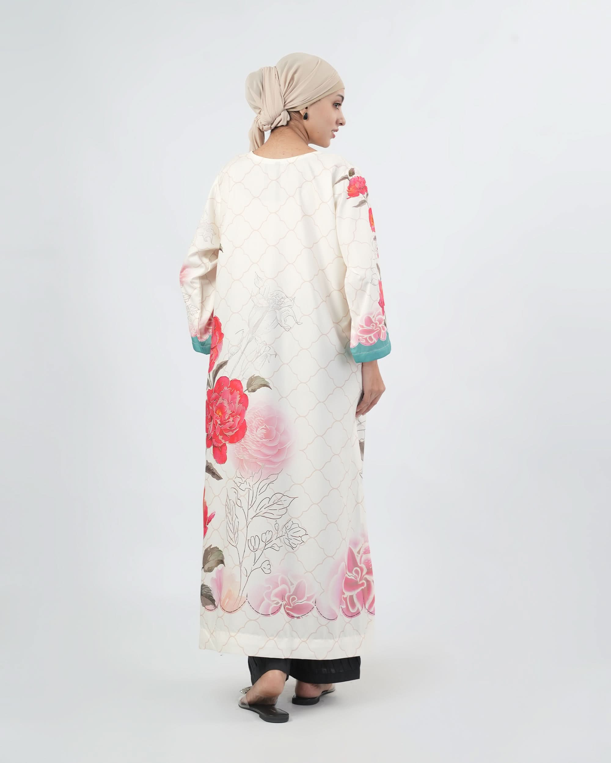 Valuables Women Silk Printed Kaftan, Women Ready Kurtis, Chase Value, Chase Value