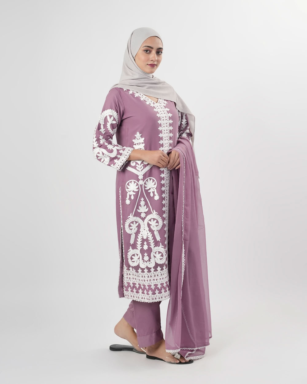 Valuables Women’s Embroidered Chiffon 3Pcs Suit, Women Shalwar Suits, Valuables, Chase Value