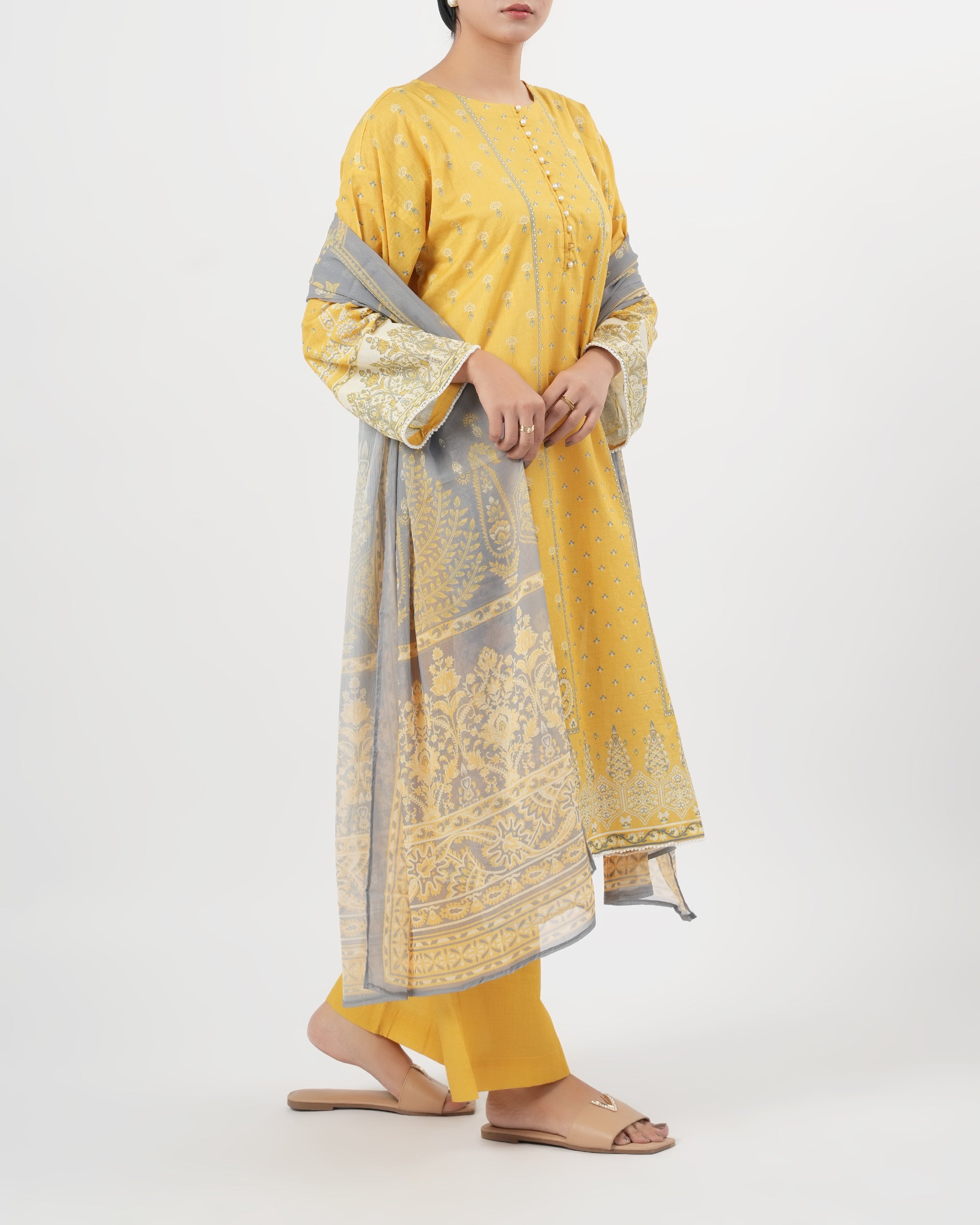 Eminent Women's Essentials Printed 3Pc Suit