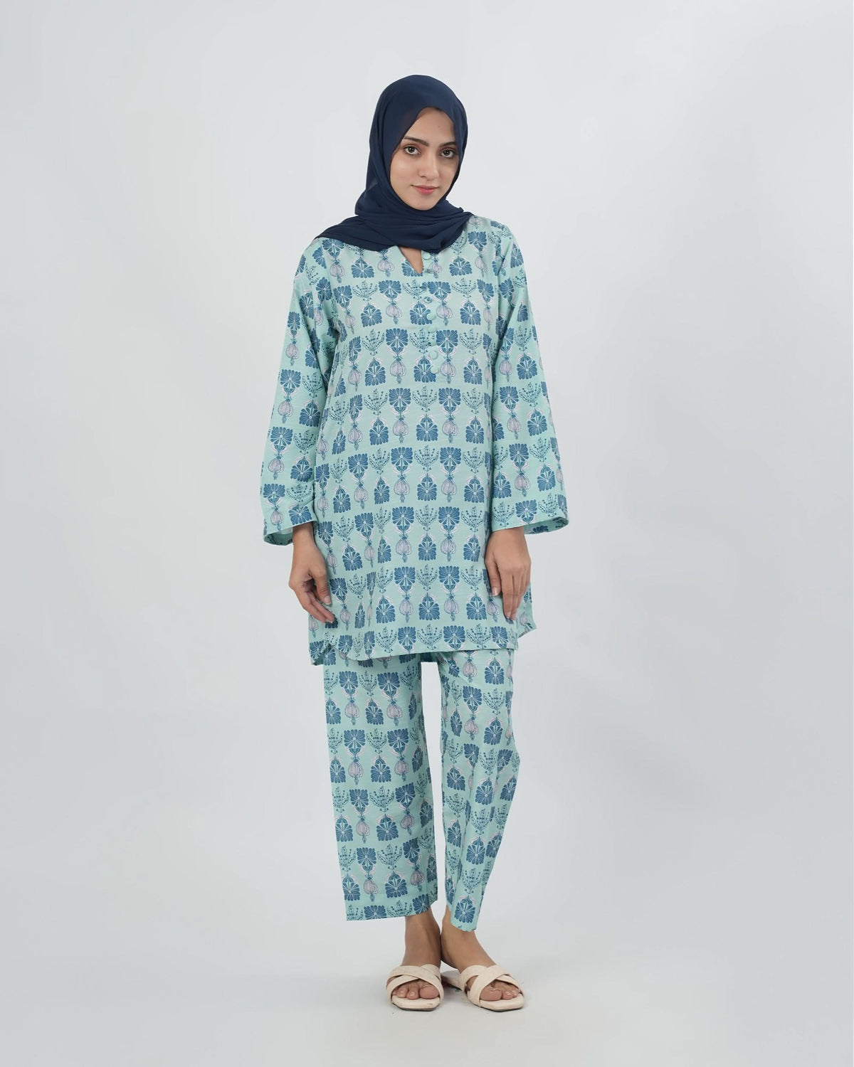 Valuables Women Slub Printed 2Pcs Suit, Women Shalwar Suits, Chase Value, Chase Value