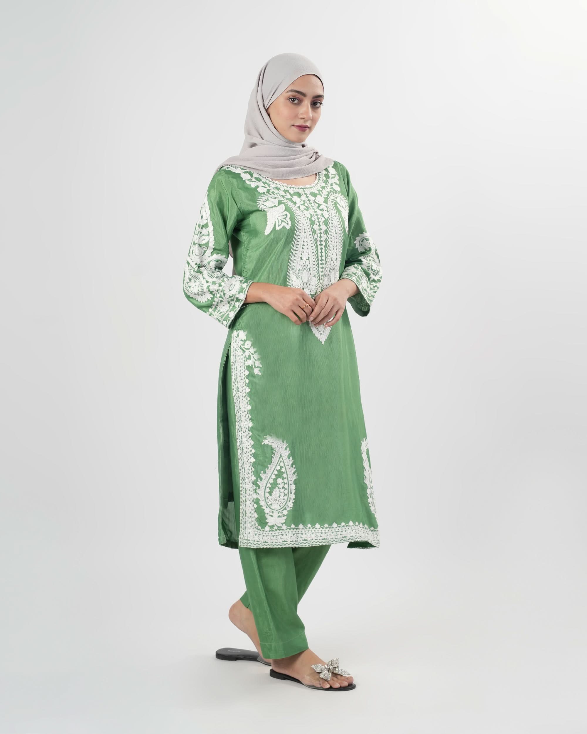 Valuables Women’s Embroidered Raw Silk 2Pcs Suit, Women Shalwar Suits, Valuables, Chase Value