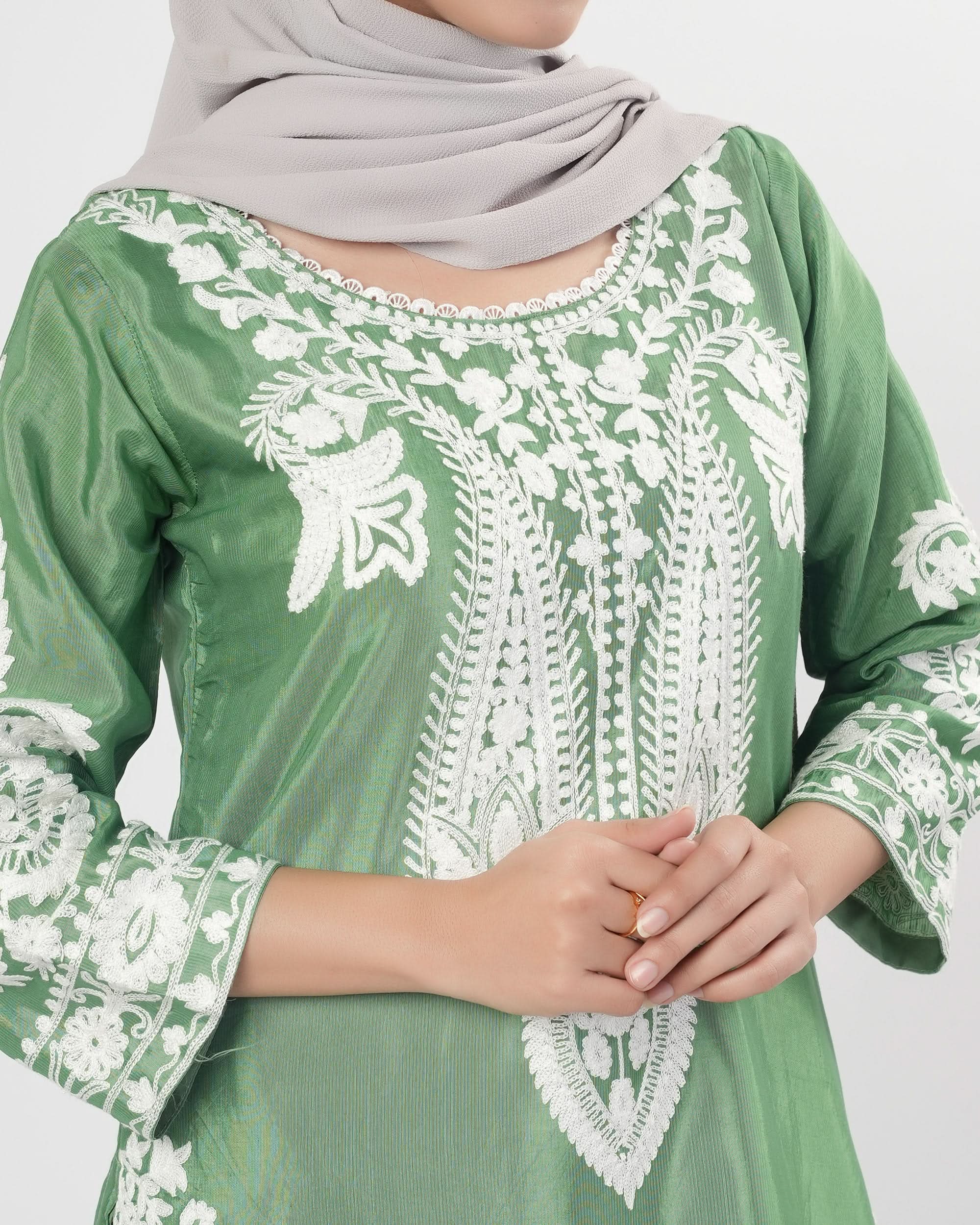 Valuables Women’s Embroidered Raw Silk 2Pcs Suit, Women Shalwar Suits, Valuables, Chase Value