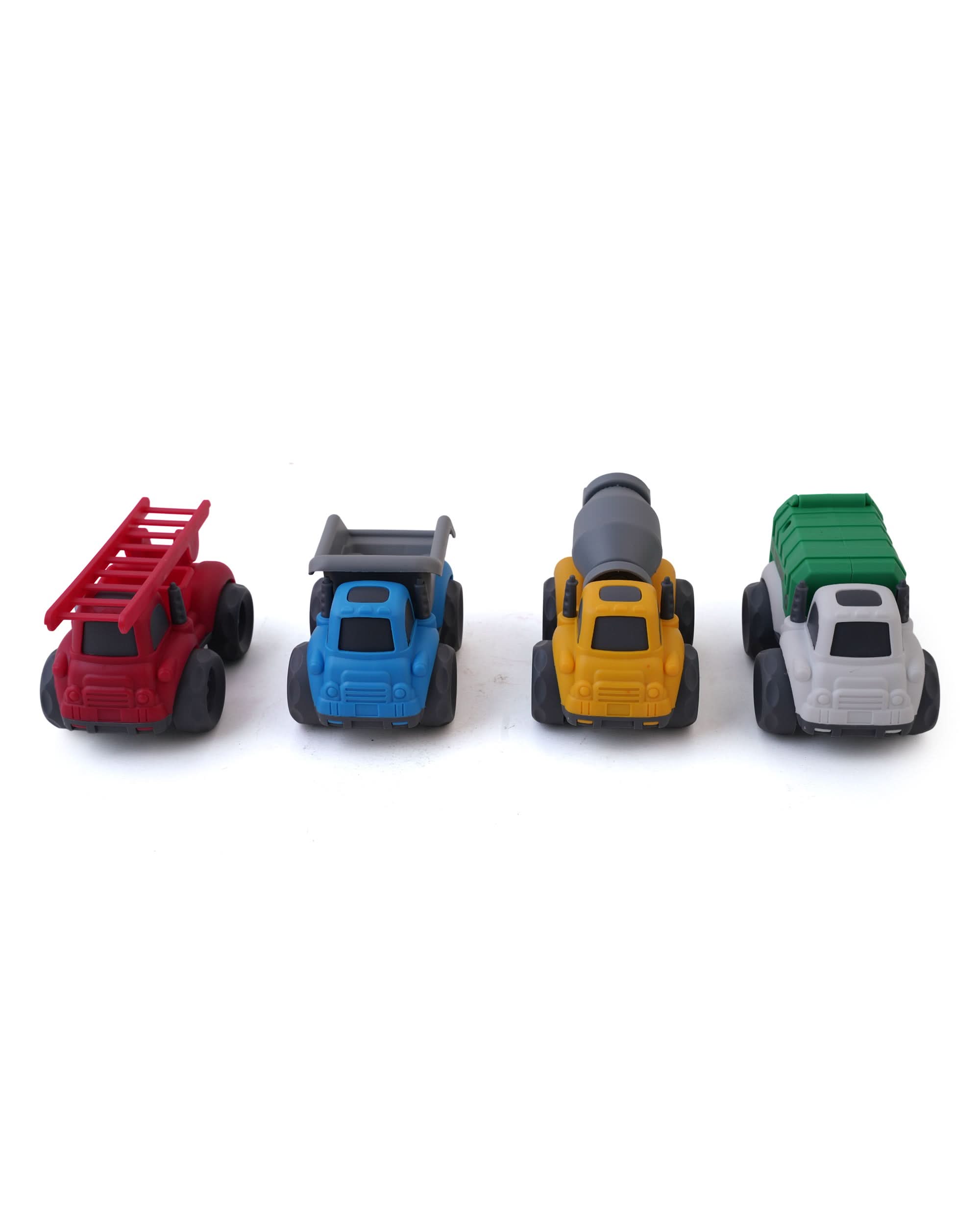 Pull & Back Vehicle Set 4Pcs, Die-cast Model Car, Chase Value, Chase Value