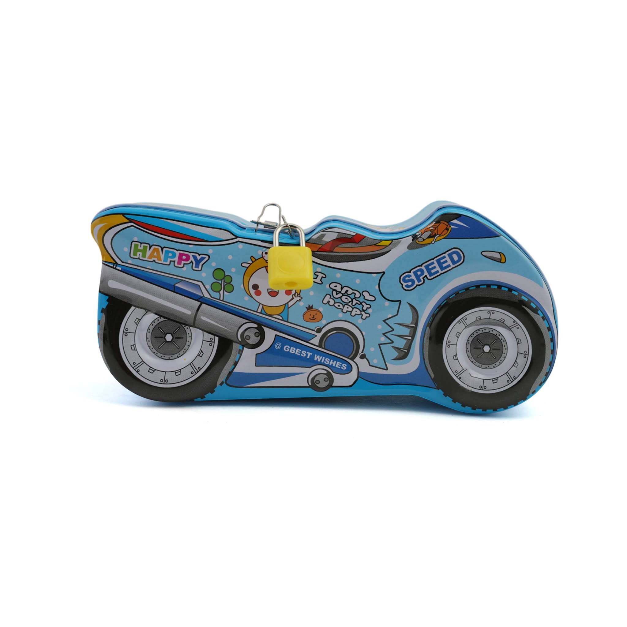 Metal Coin - Money Box For Kids - Blue, Educational Toys, Chase Value, Chase Value