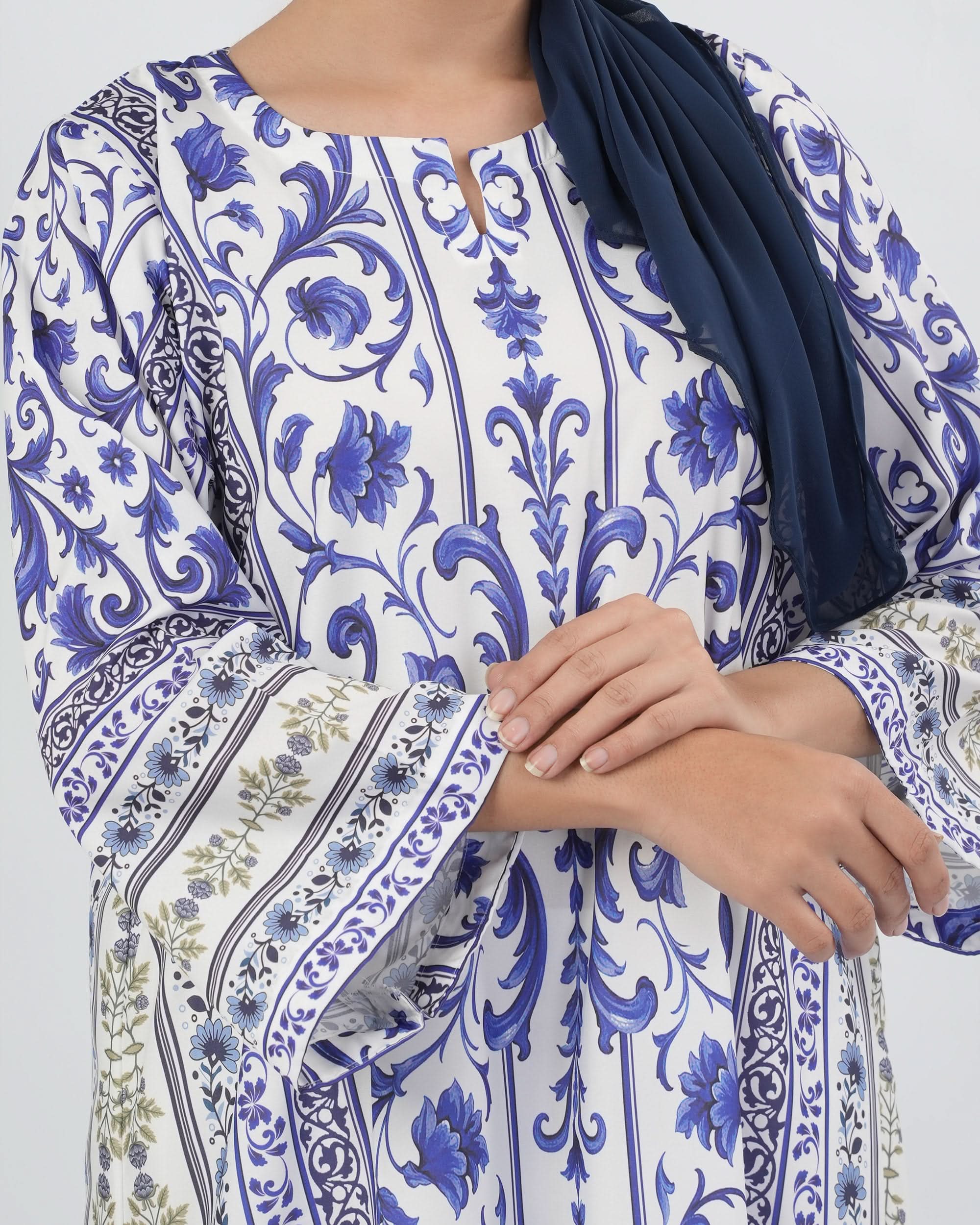 Valuables Women Silk Printed Kaftan, Women Ready Kurtis, Chase Value, Chase Value