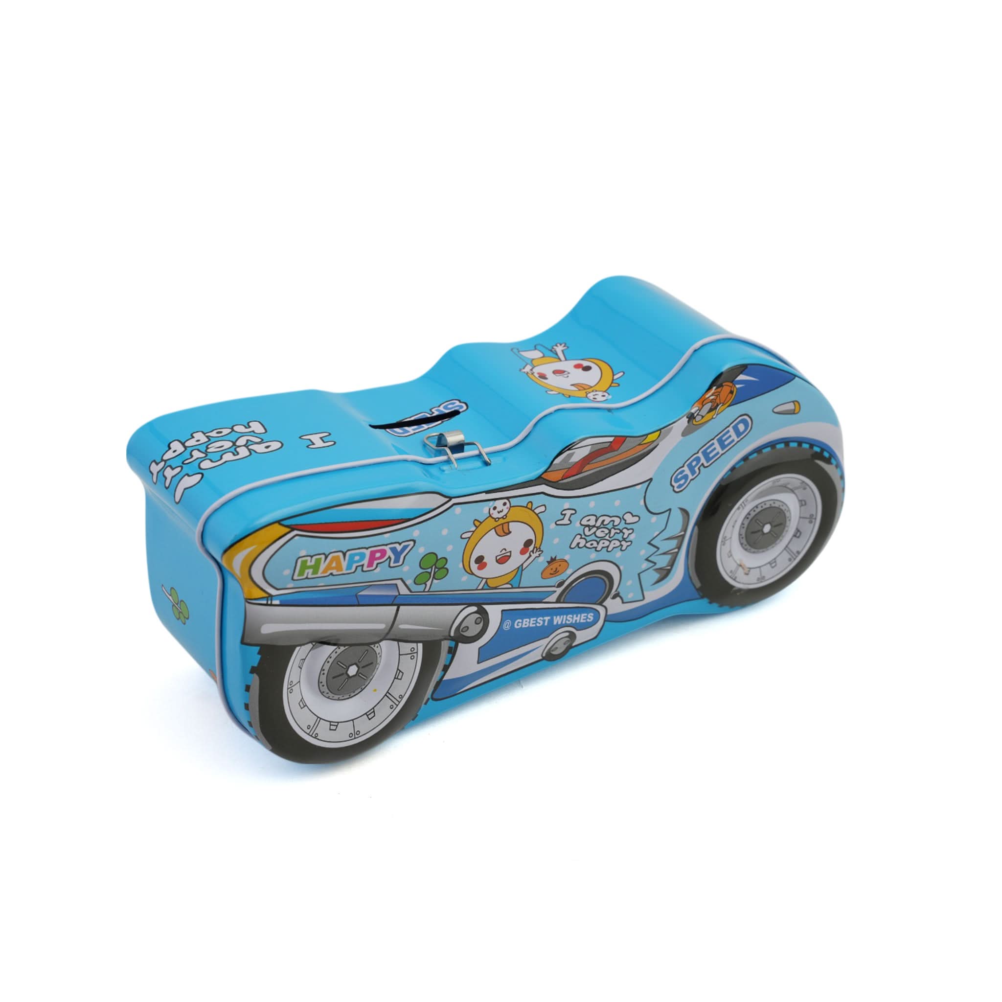 Metal Coin - Money Box For Kids - Blue, Educational Toys, Chase Value, Chase Value