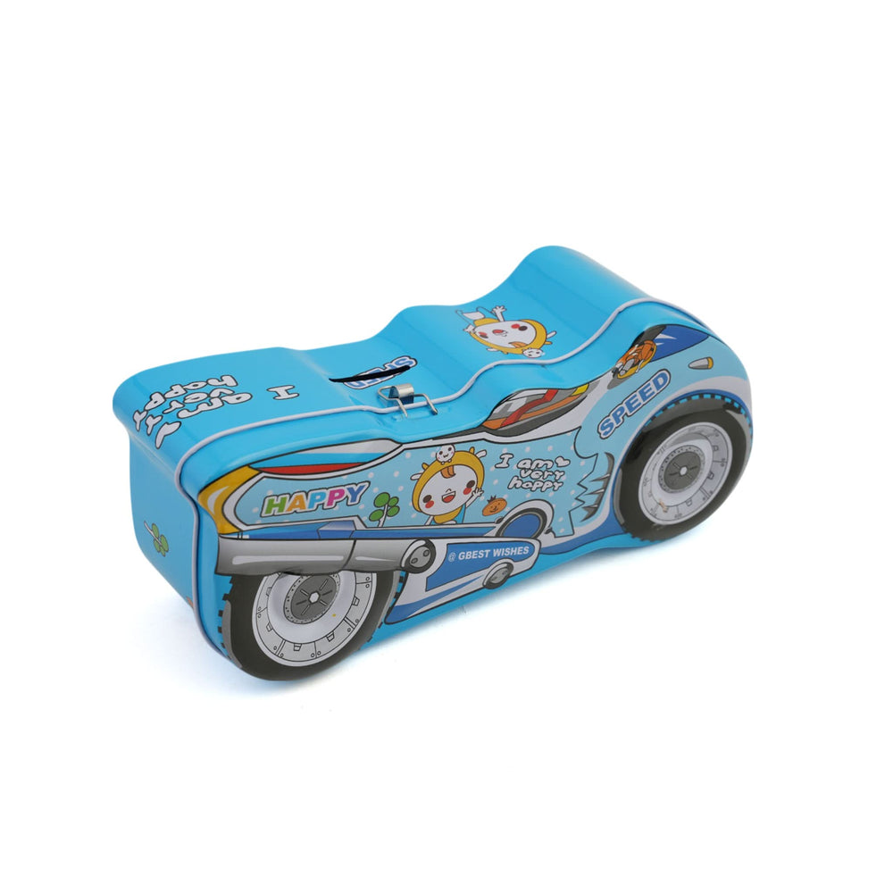 Metal Coin - Money Box For Kids - Blue, Educational Toys, Chase Value, Chase Value