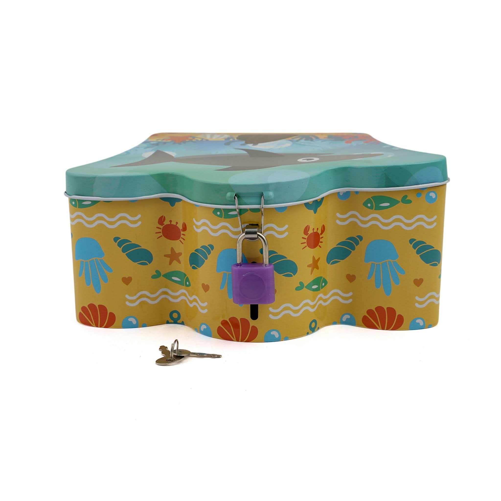 Metal Coin - Money Box For Kids - Yellow, Educational Toys, Chase Value, Chase Value