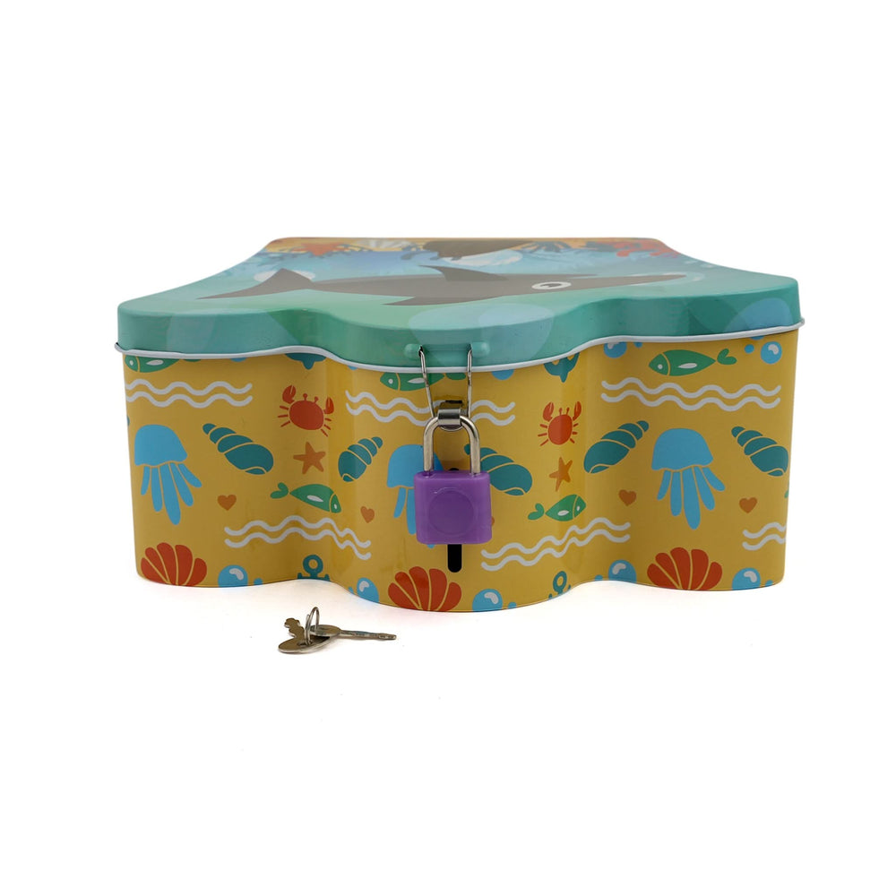 Metal Coin - Money Box For Kids - Yellow, Educational Toys, Chase Value, Chase Value
