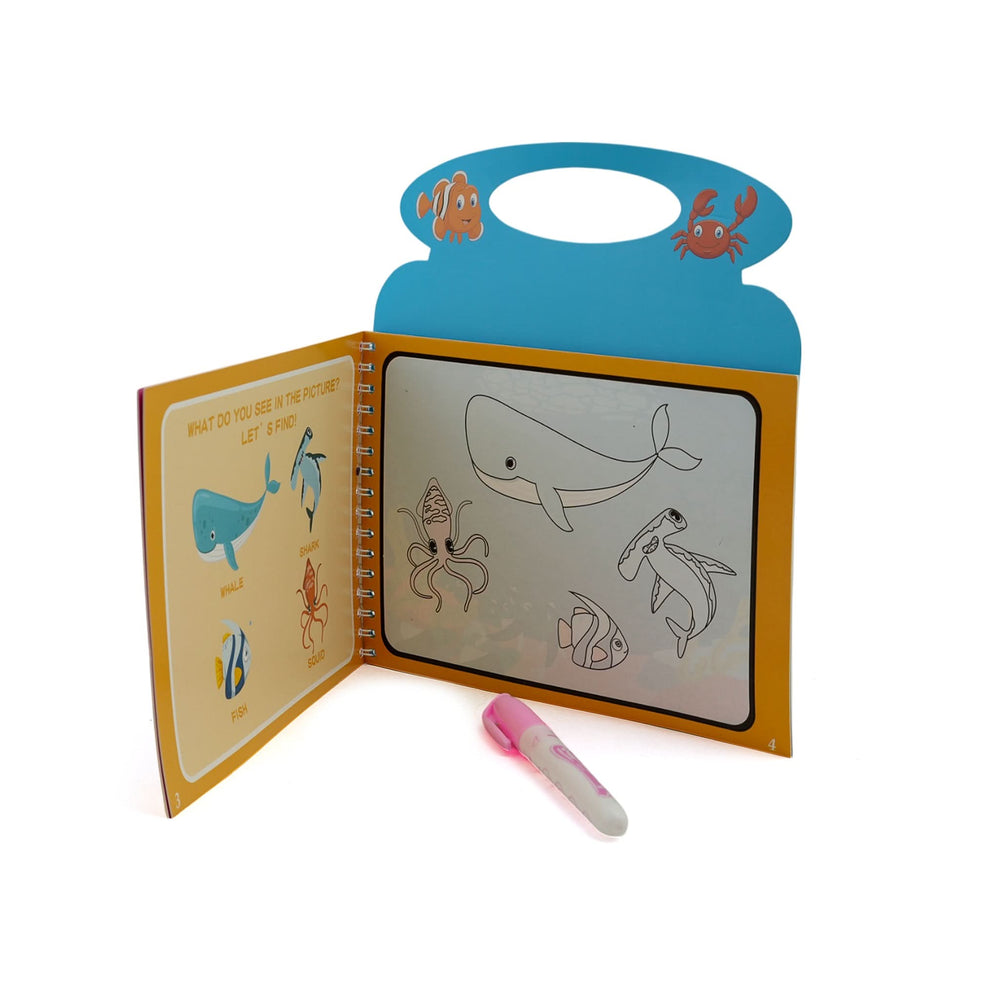Magic Water Painting Book - Blue, Coloring Books, Chase Value, Chase Value