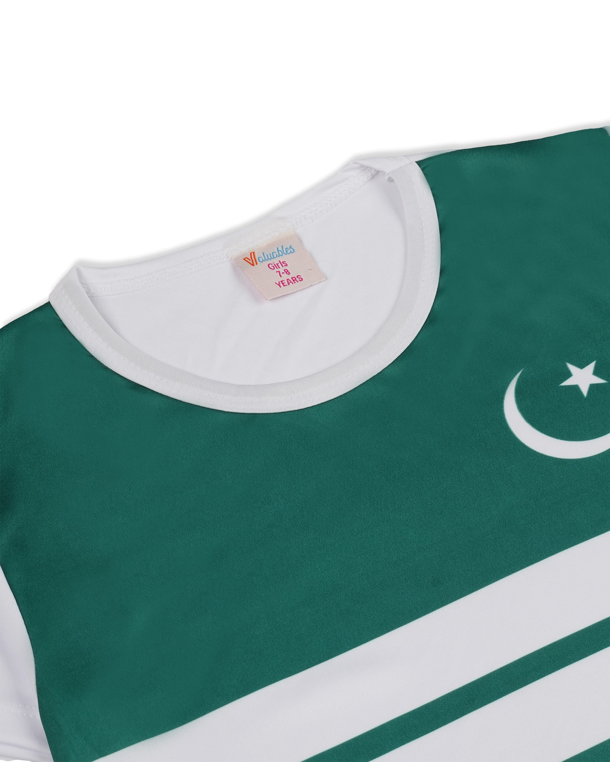 Valuables Girls' Independence Day Half Sleeve T-Shirt