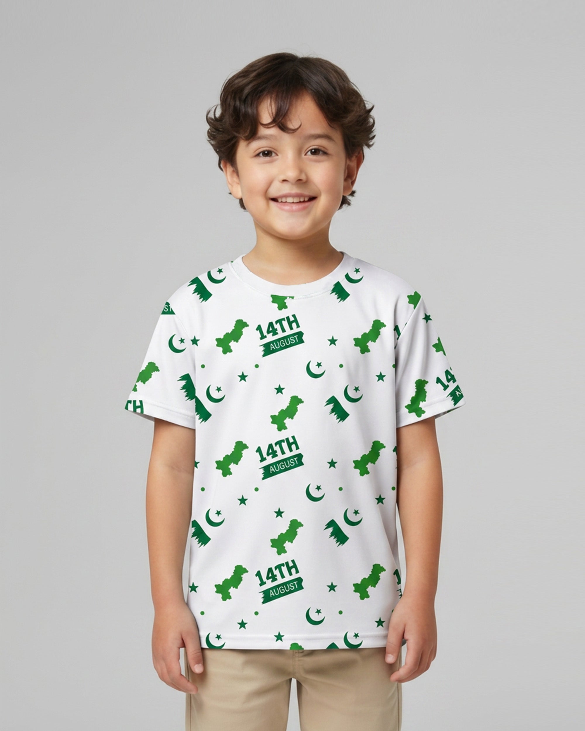 Valuables Boys' Independence Day Half Sleeve T-Shirt