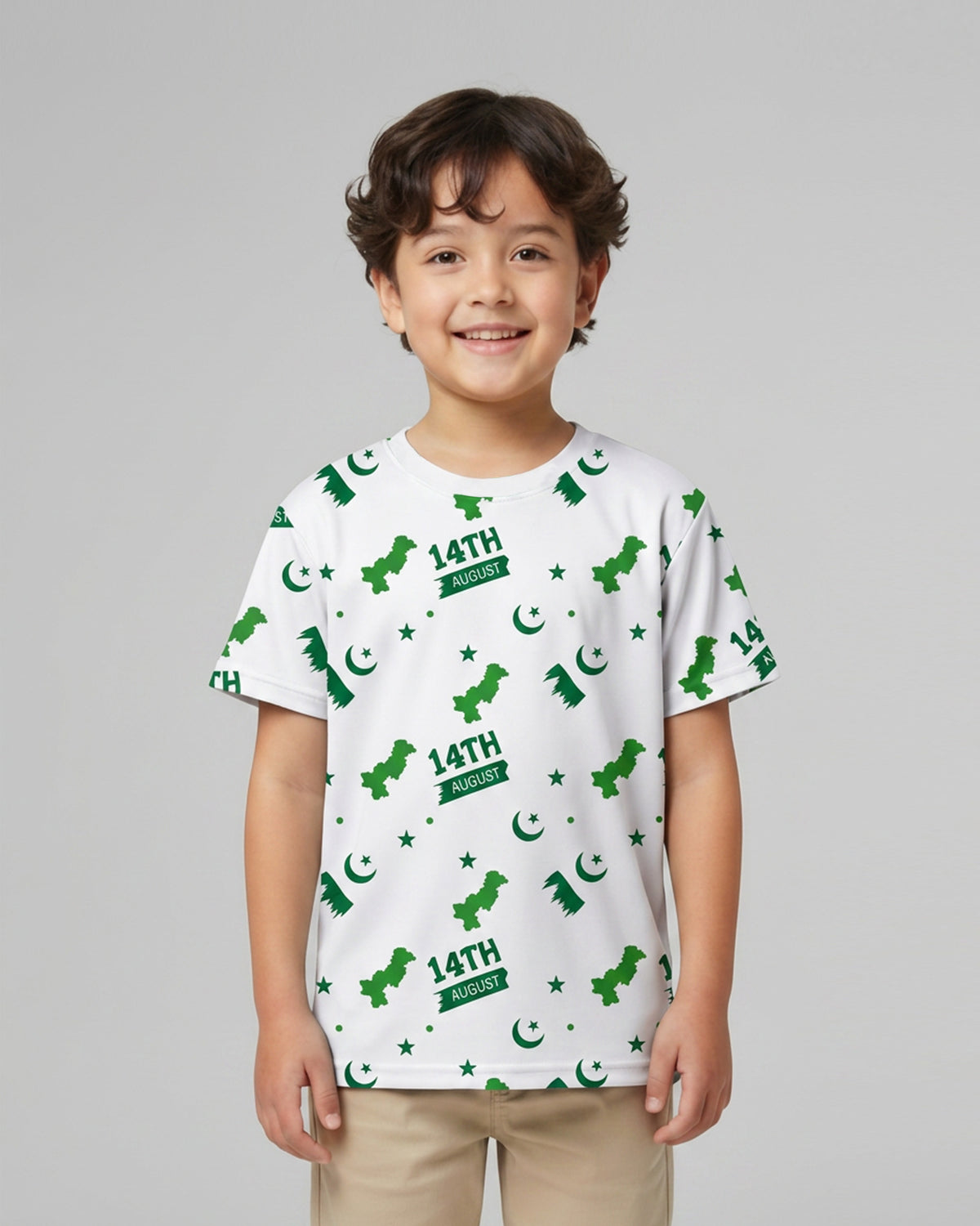 Valuables Boys' Independence Day Half Sleeve T-Shirt