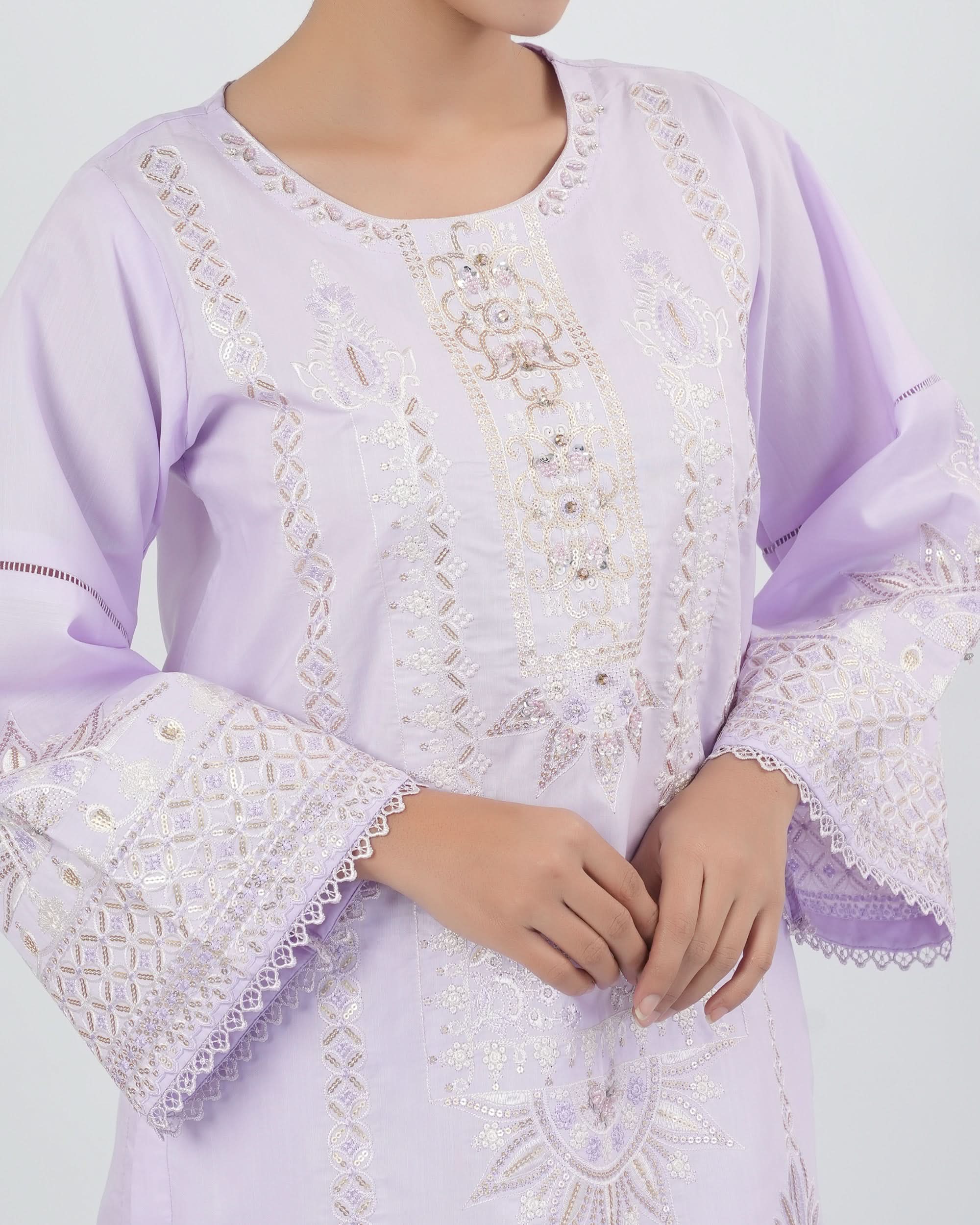 Valuables Women Embroidered 2PCS Suit, Women Shalwar Suits, Chase Value, Chase Value